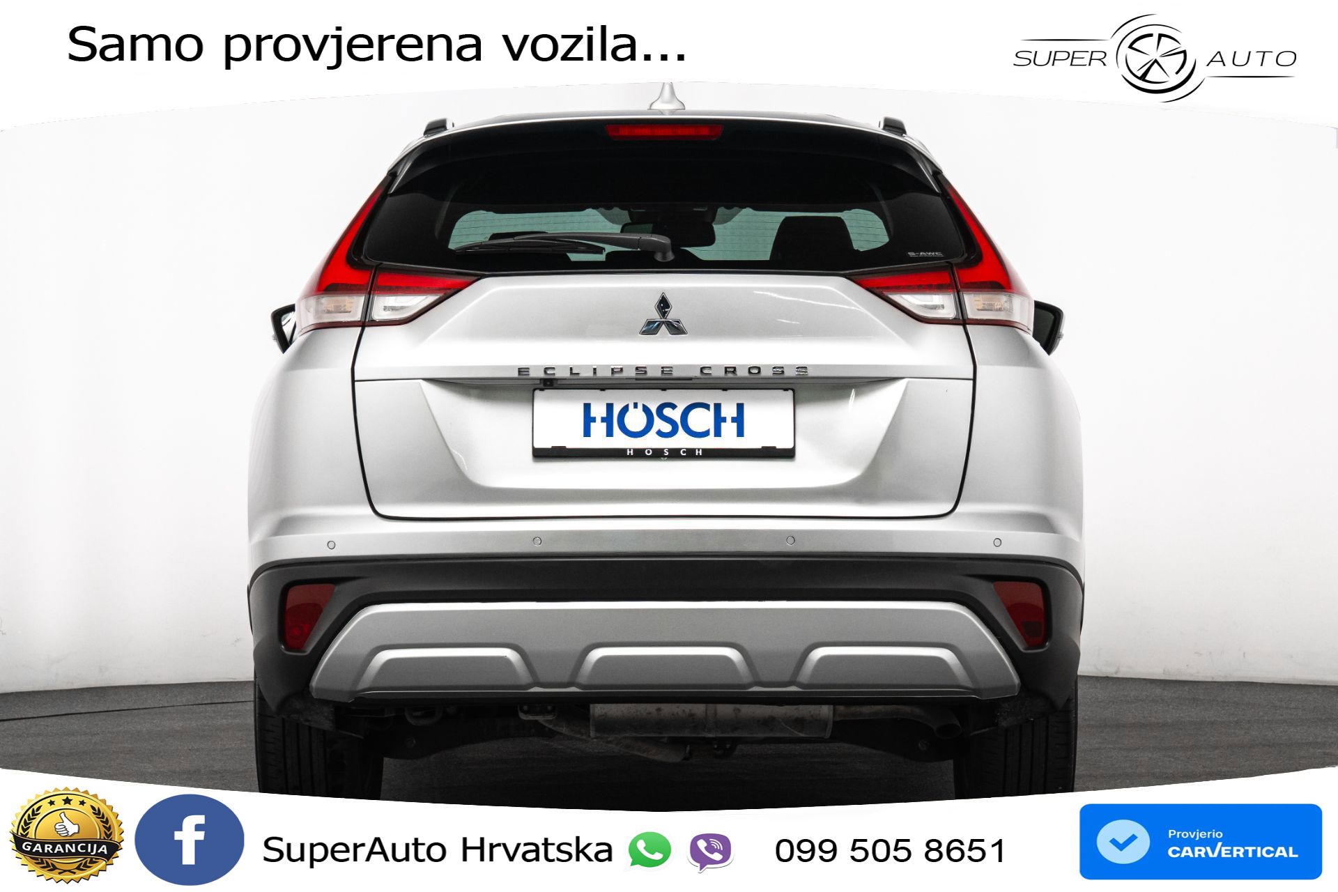 Mitsubishi Eclipse Cross 2.4 4WD Aut. 275 KS, LED+KAM+GR SJED+PDC+ASIST