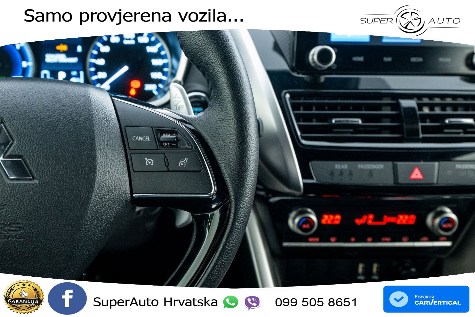 Mitsubishi Eclipse Cross 2.4 4WD Aut. 275 KS, LED+KAM+GR SJED+PDC+ASIST