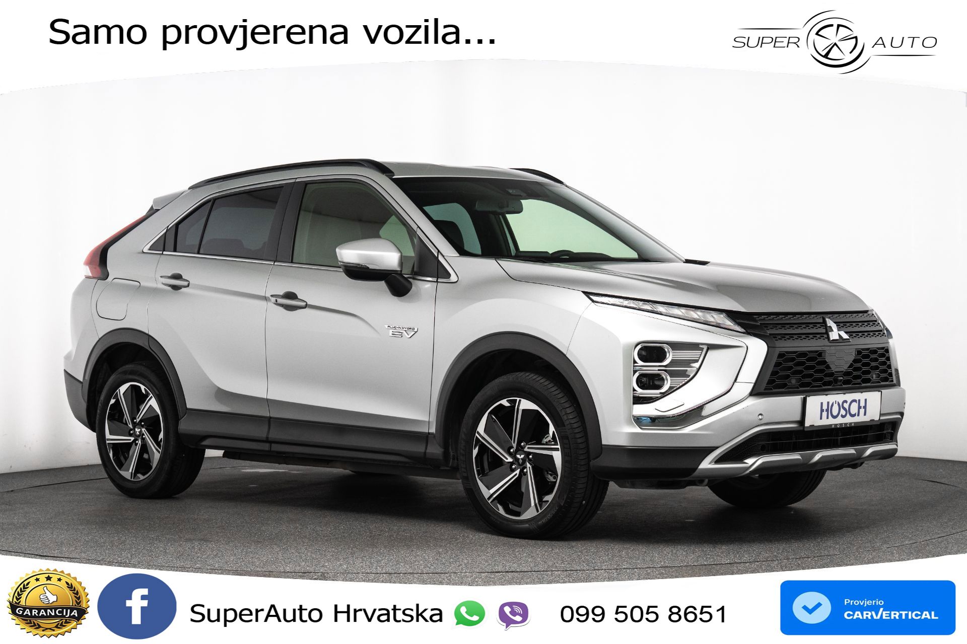 Mitsubishi Eclipse Cross 2.4 4WD Aut. 275 KS, LED+KAM+GR SJED+PDC+ASIST
