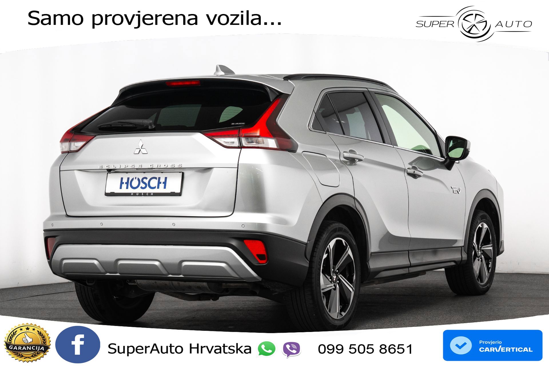Mitsubishi Eclipse Cross 2.4 4WD Aut. 275 KS, LED+KAM+GR SJED+PDC+ASIST