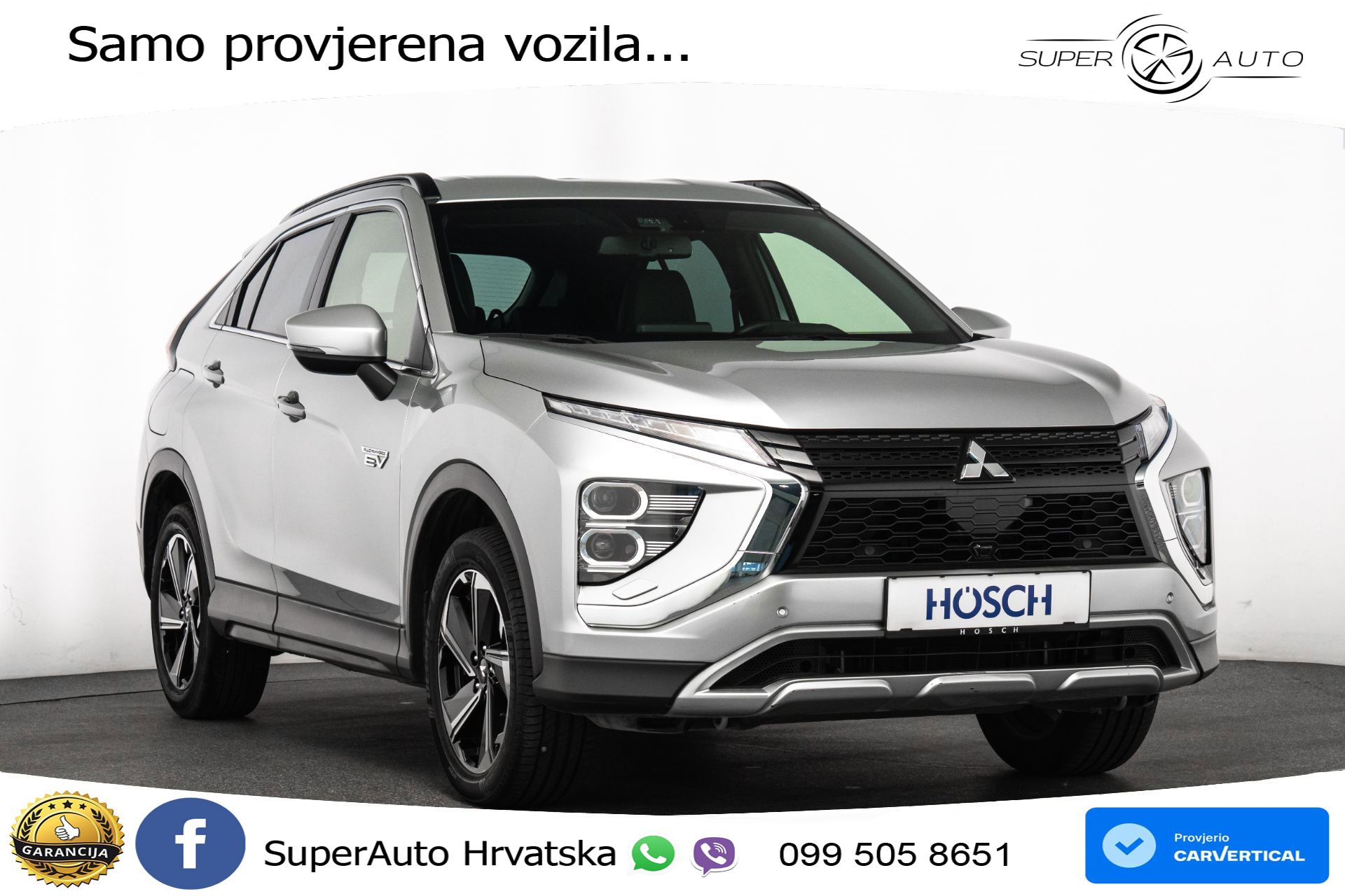 Mitsubishi Eclipse Cross 2.4 4WD Aut. 275 KS, LED+KAM+GR SJED+PDC+ASIST