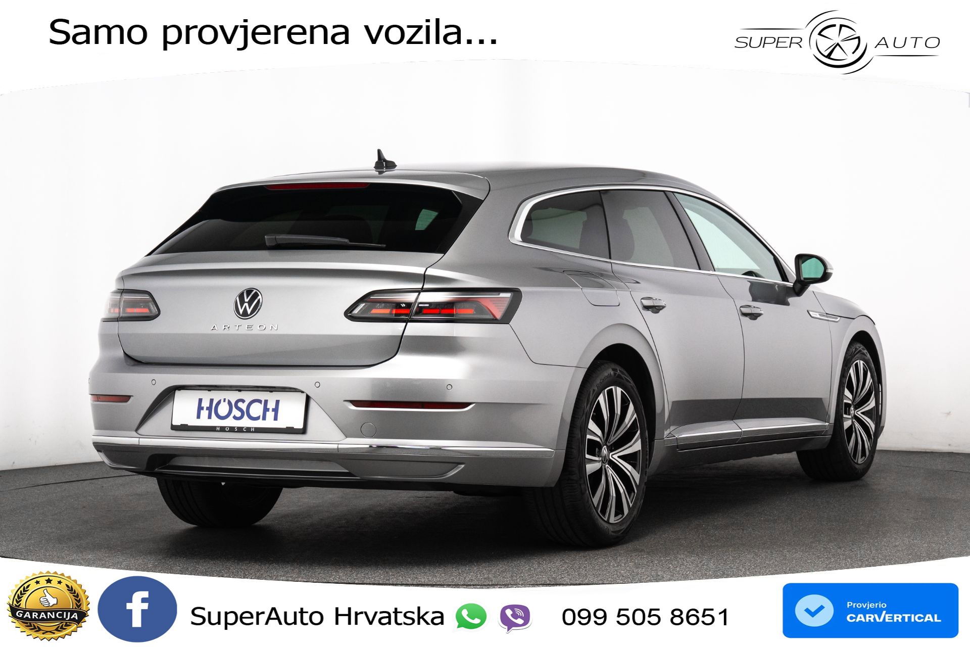VW Arteon SB 2.0 TDI DSG Elegance 150 KS, ACC+KAM+GR SJED+VIRT+NAVI
