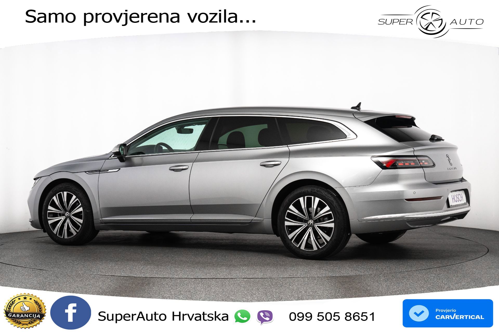 VW Arteon SB 2.0 TDI DSG Elegance 150 KS, ACC+KAM+GR SJED+VIRT+NAVI