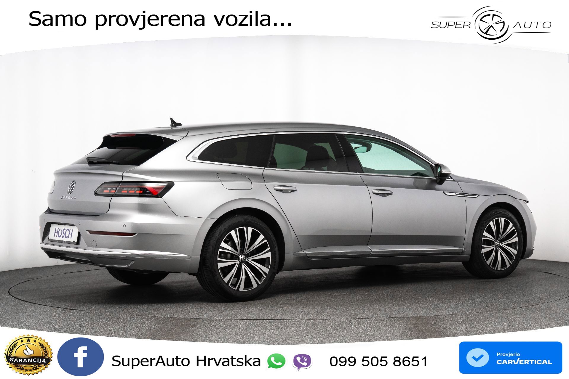 VW Arteon SB 2.0 TDI DSG Elegance 150 KS, ACC+KAM+GR SJED+VIRT+NAVI