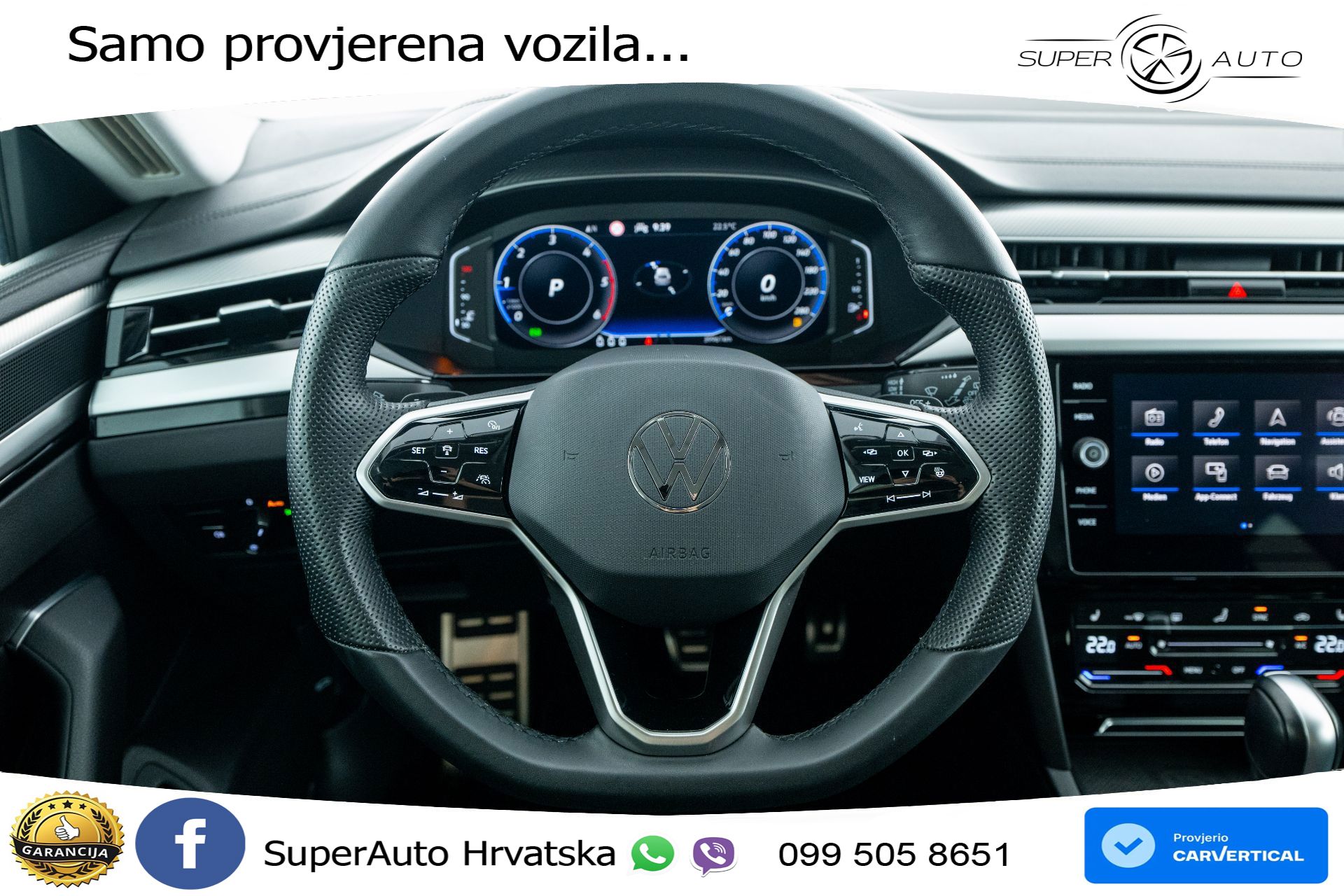 VW Arteon SB 2.0 TDI DSG Elegance 150 KS, ACC+KAM+GR SJED+VIRT+NAVI
