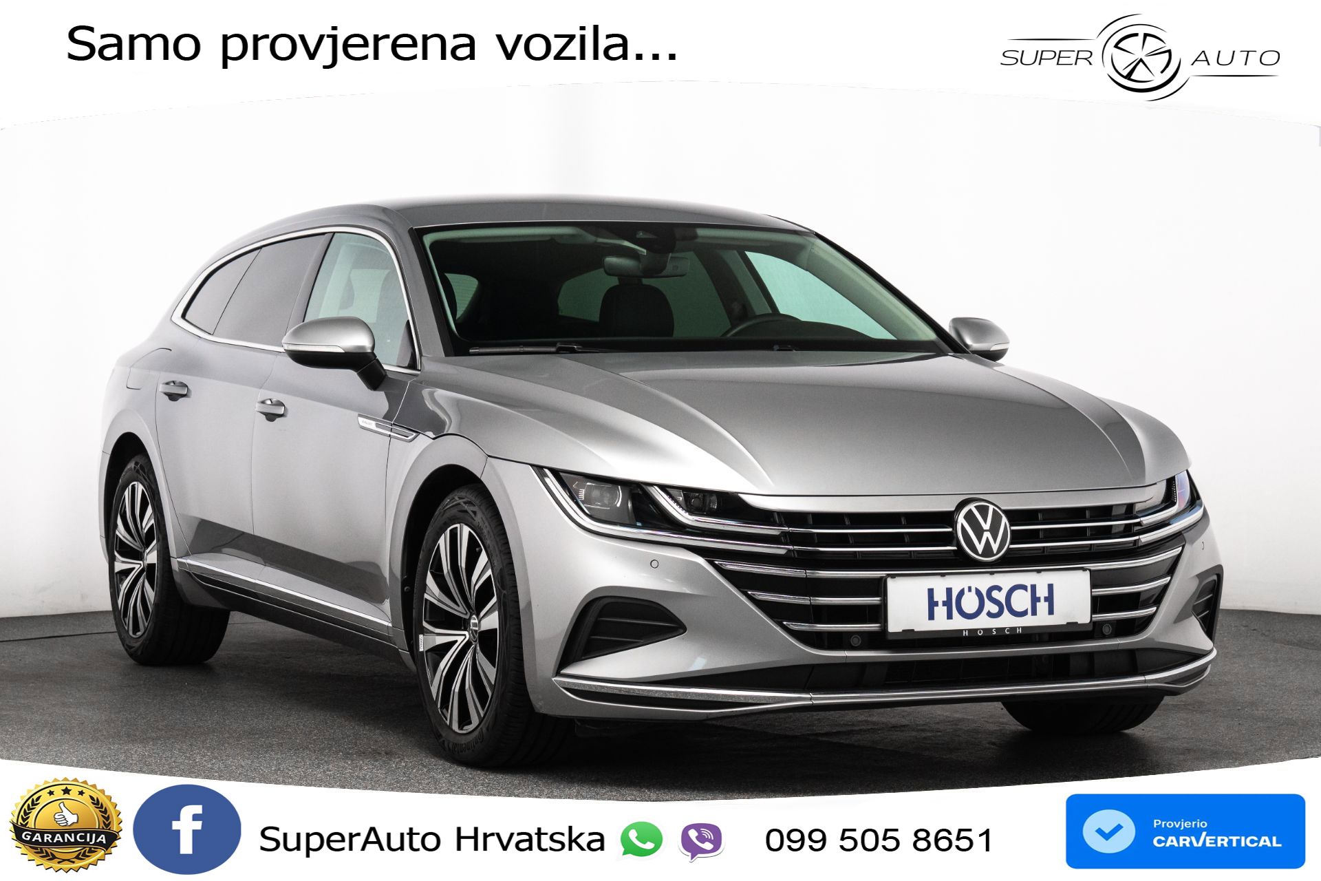 VW Arteon SB 2.0 TDI DSG Elegance 150 KS, ACC+KAM+GR SJED+VIRT+NAVI