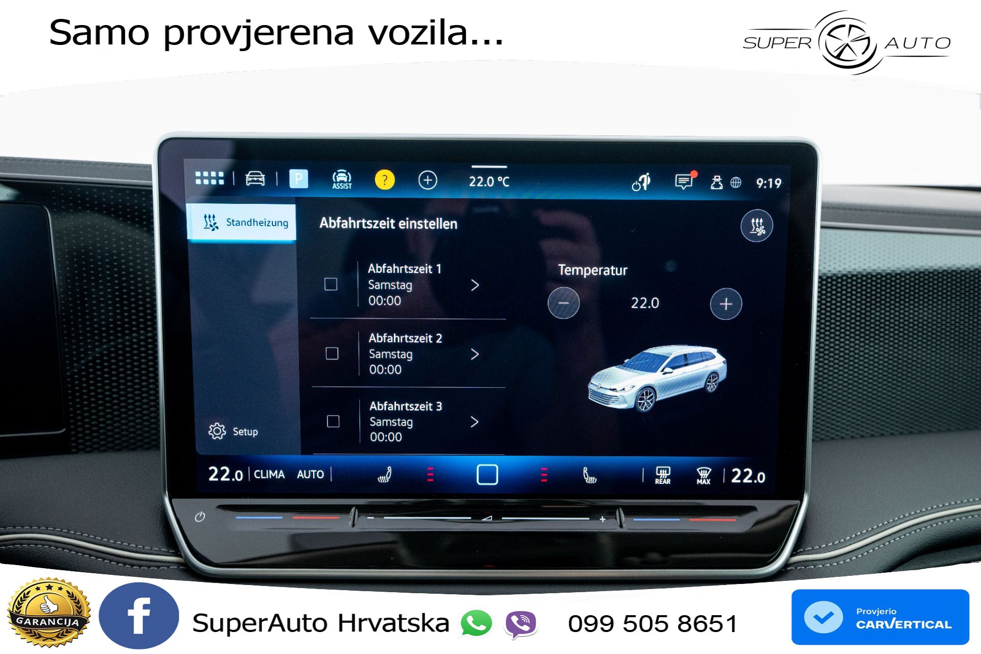 VW Passat Variant 2.0 TDI DSG Business 122 KS, LED+ACC+GR SJED+MASAŽA+KAM