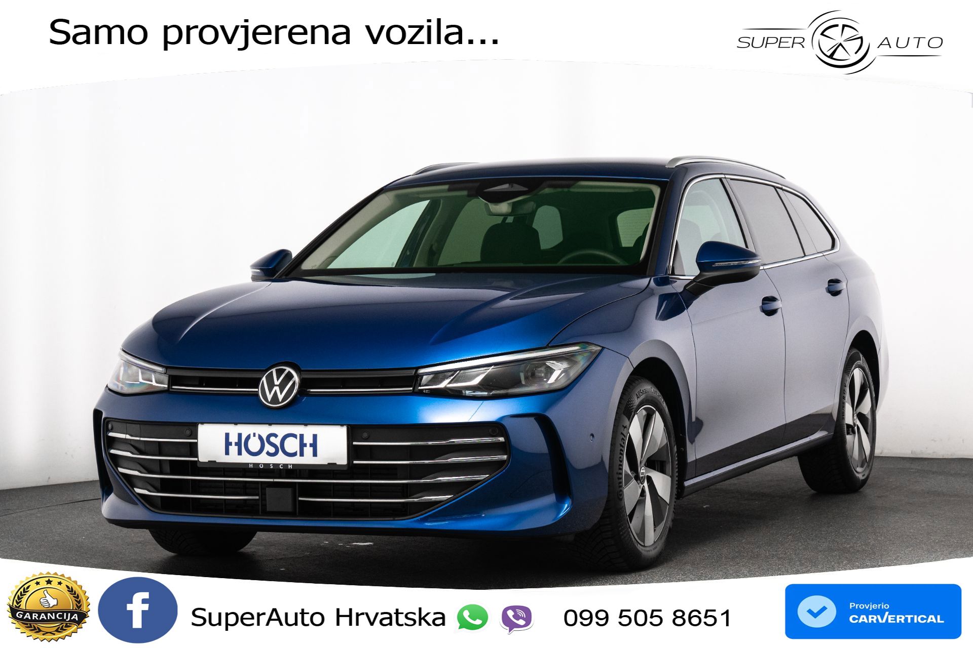 VW Passat Variant 2.0 TDI DSG Business 122 KS, LED+ACC+GR SJED+MASAŽA+KAM