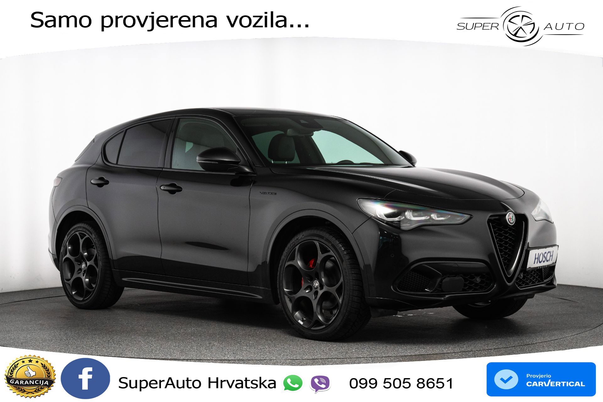 Alfa Romeo Stelvio 2.2 JTDM AWD Aut. Veloce 210 KS, MATRIX+ACC+GR SJED+KAM+PDC