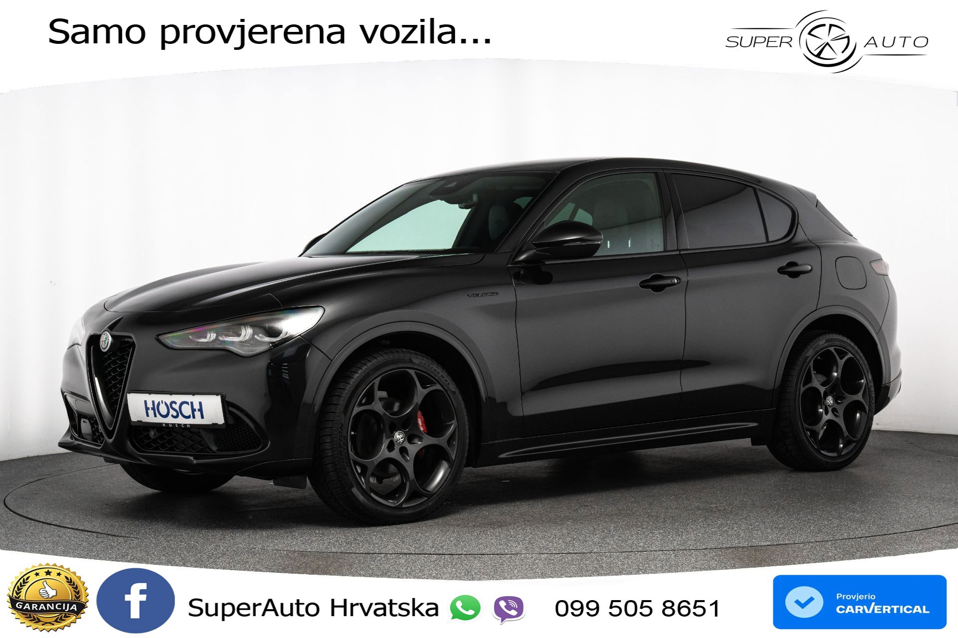 Alfa Romeo Stelvio 2.2 JTDM AWD Aut. Veloce 210 KS, MATRIX+ACC+GR SJED+KAM+PDC