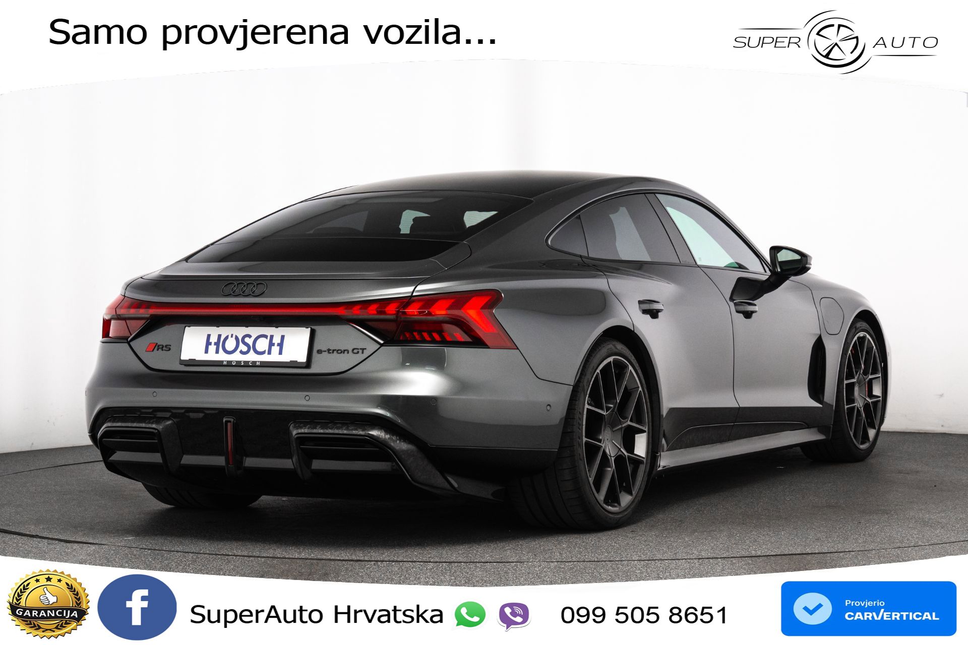 Audi e-tron GT RS 105 kWh 843 KS, MATRIX+CARBON+4xGR SJED+360+MASAŽA+B&O