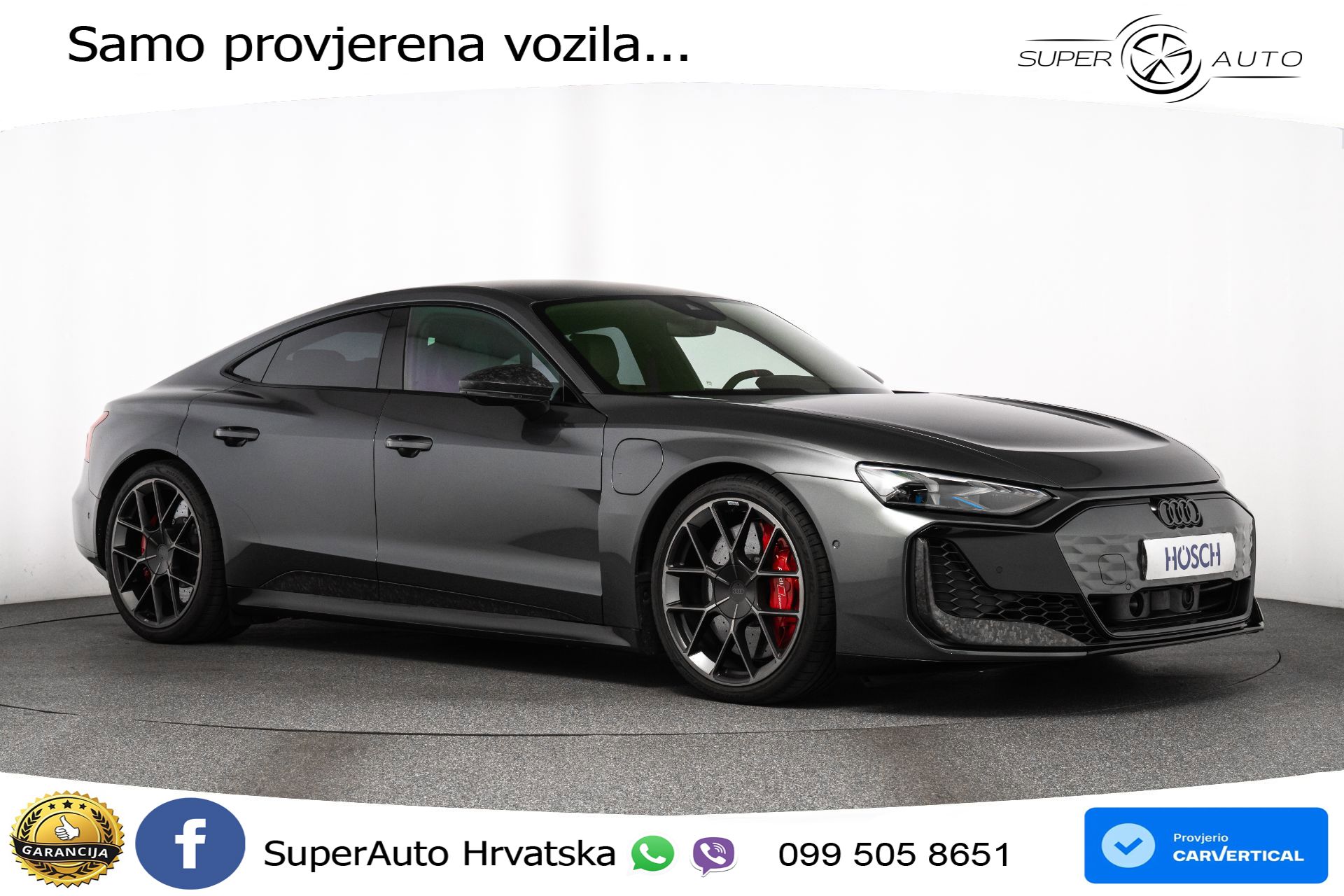 Audi e-tron GT RS 105 kWh 843 KS, MATRIX+CARBON+4xGR SJED+360+MASAŽA+B&O