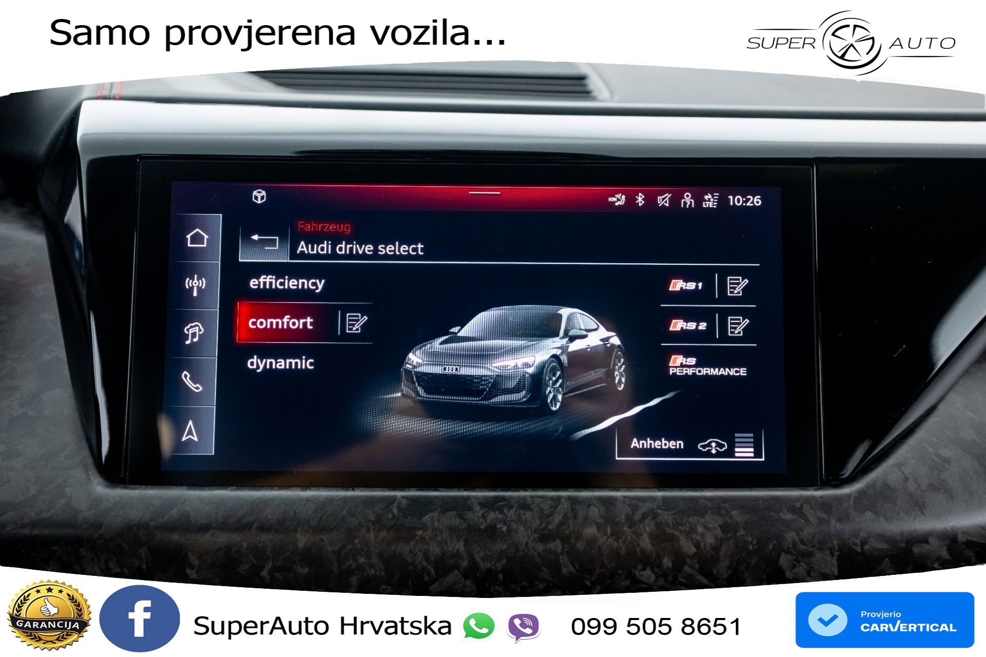 Audi e-tron GT RS 105 kWh 843 KS, MATRIX+CARBON+4xGR SJED+360+MASAŽA+B&O