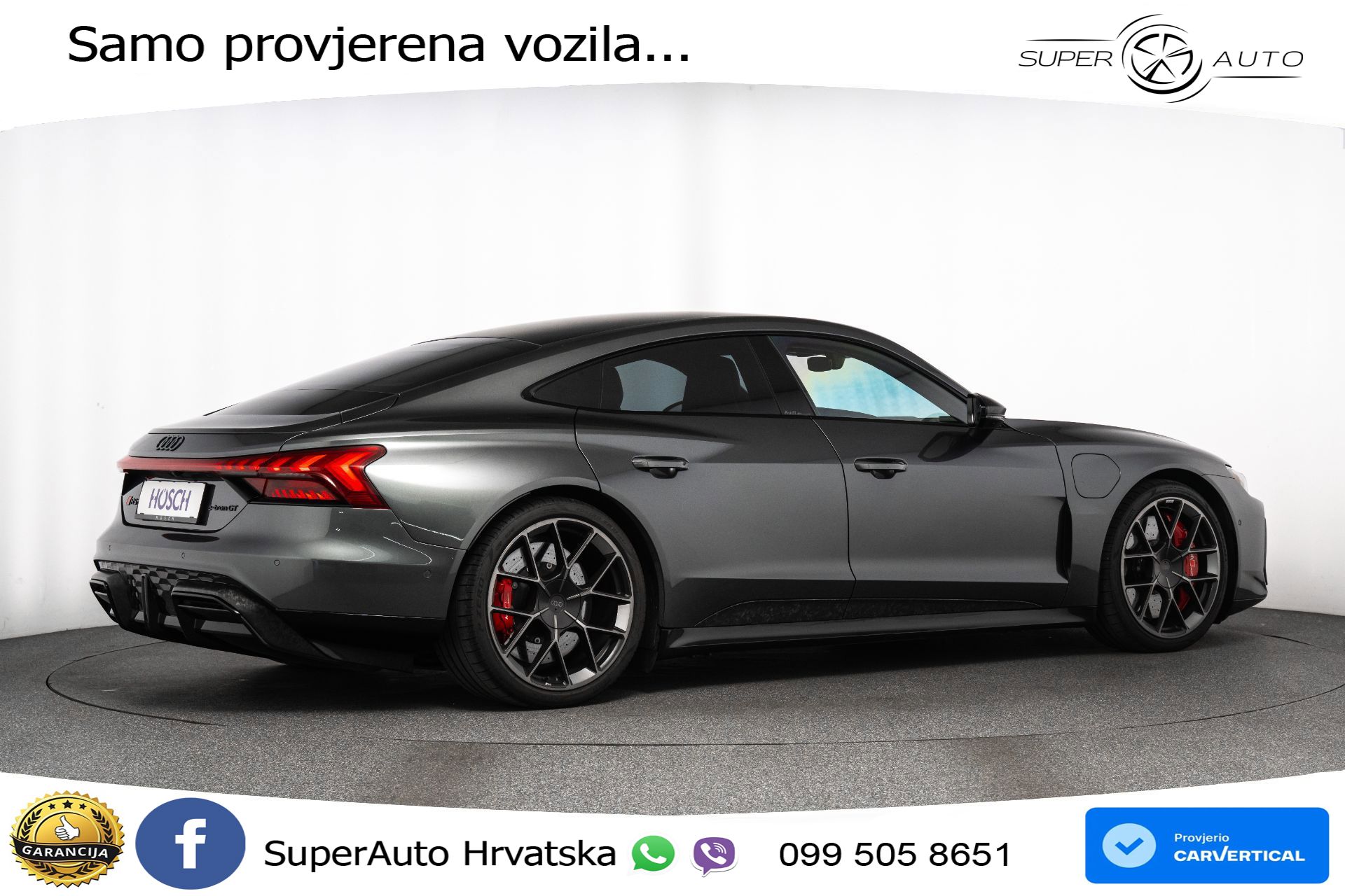 Audi e-tron GT RS 105 kWh 843 KS, MATRIX+CARBON+4xGR SJED+360+MASAŽA+B&O