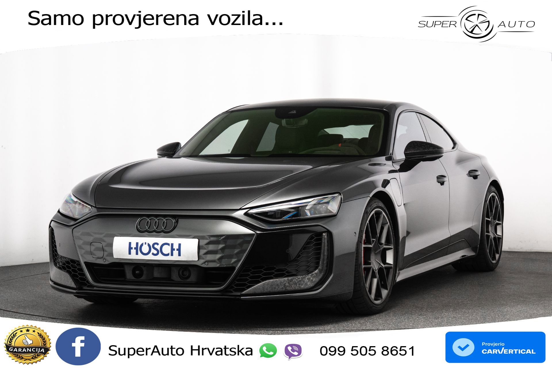 Audi e-tron GT RS 105 kWh 843 KS, MATRIX+CARBON+4xGR SJED+360+MASAŽA+B&O