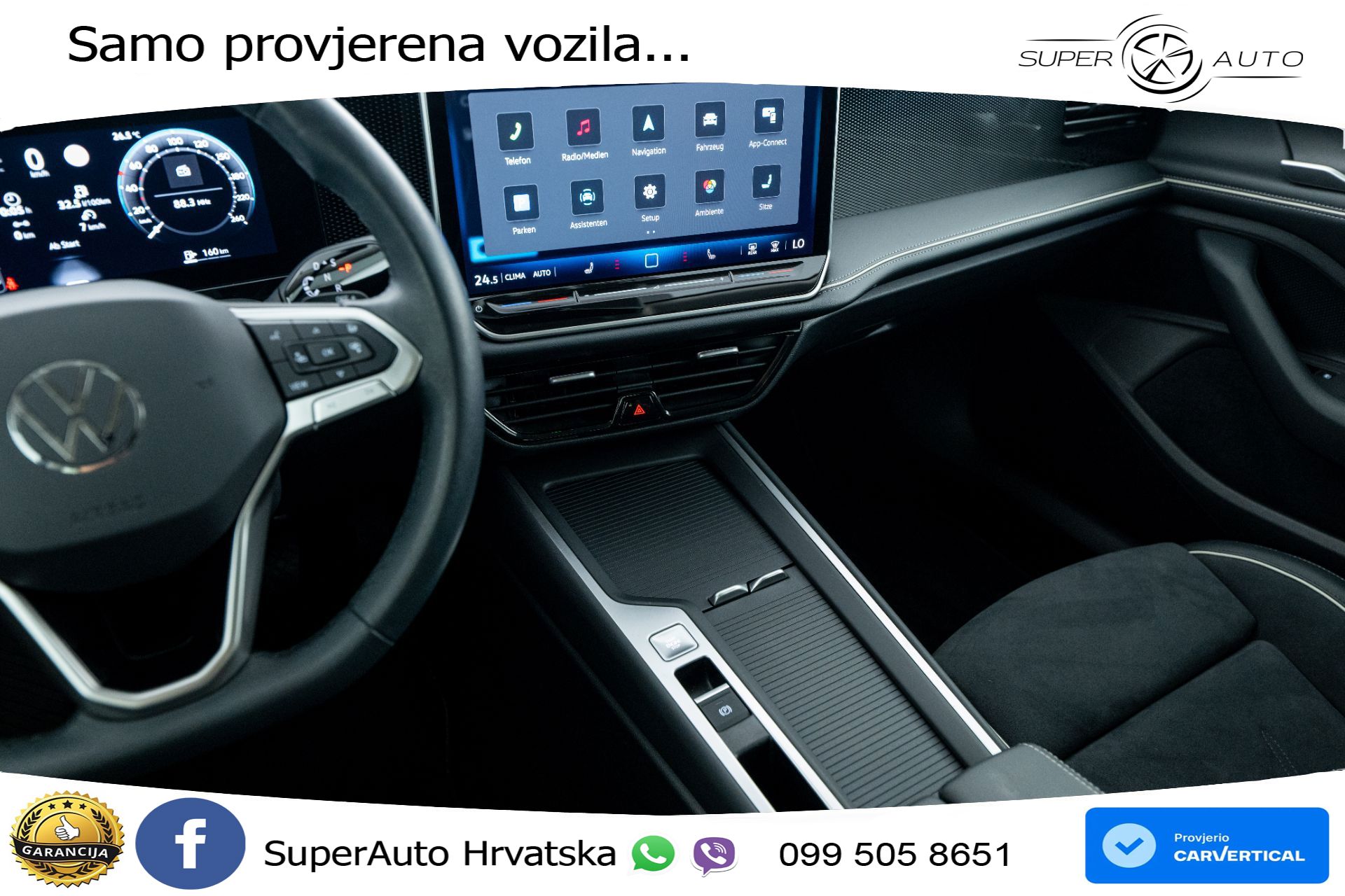 VW Passat Variant 1.5 eTSI DSG Business 150 KS, LED+ACC+MASAŽA+GR SJED+360+VIRT