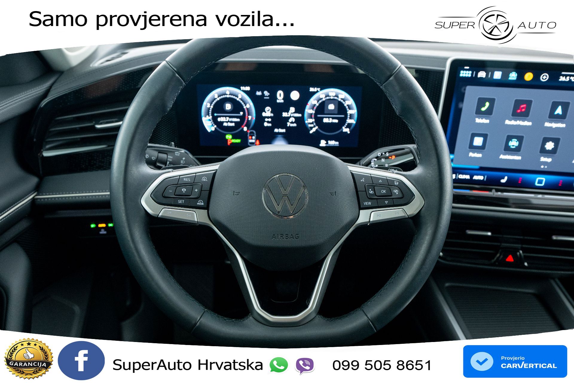 VW Passat Variant 1.5 eTSI DSG Business 150 KS, LED+ACC+MASAŽA+GR SJED+360+VIRT