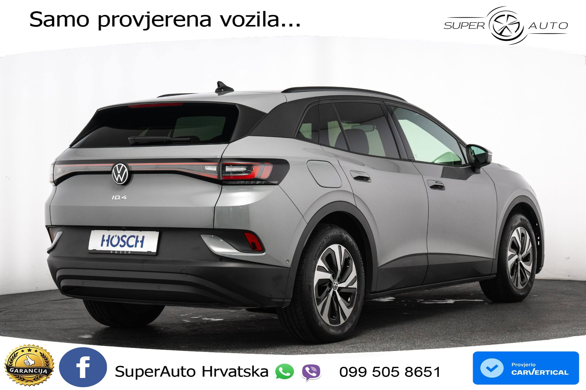 VW ID.4 55 kWh Pure 170 KS, ACC+KAM+GR SJED+VIRT+NAVI