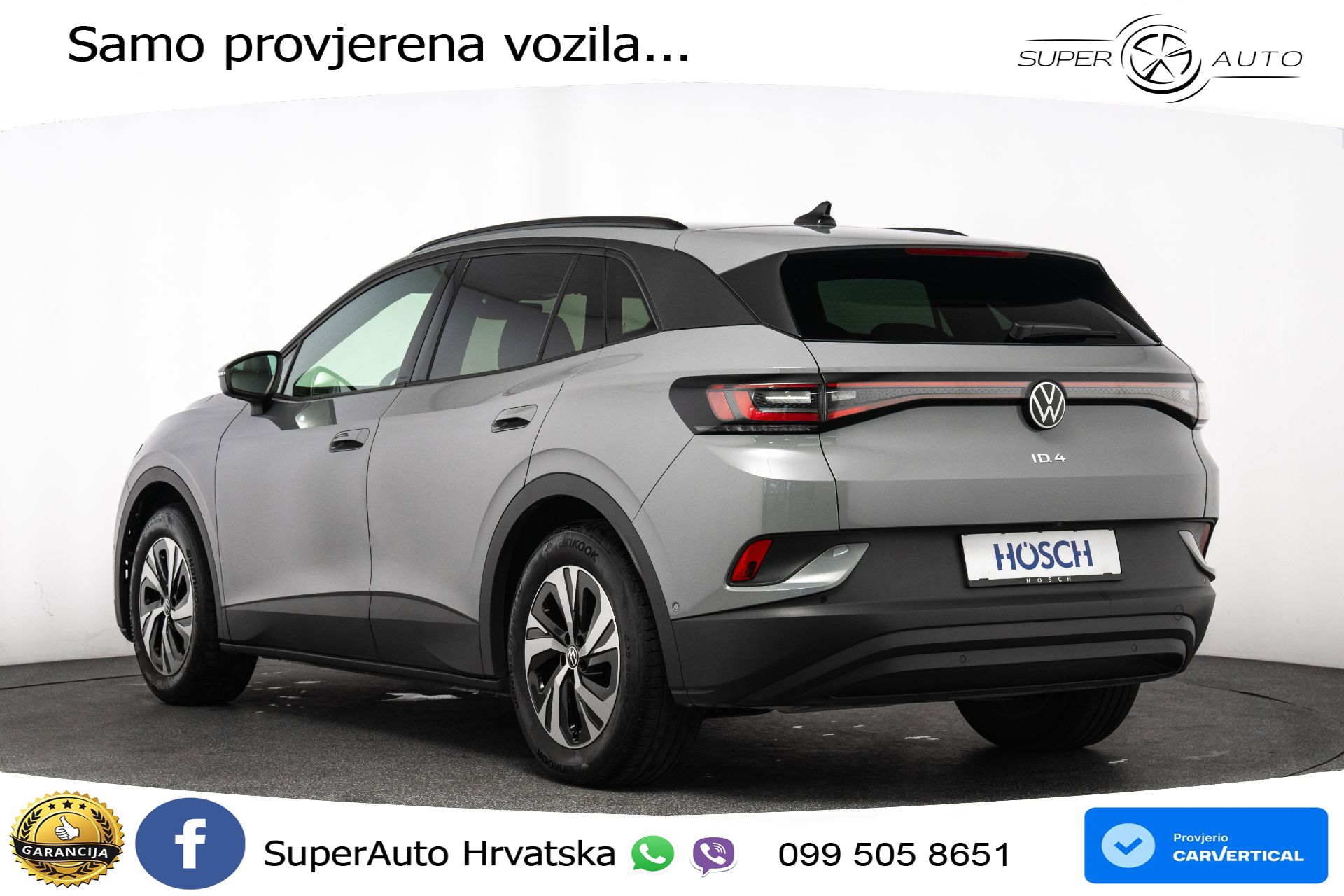 VW ID.4 55 kWh Pure 170 KS, ACC+KAM+GR SJED+VIRT+NAVI