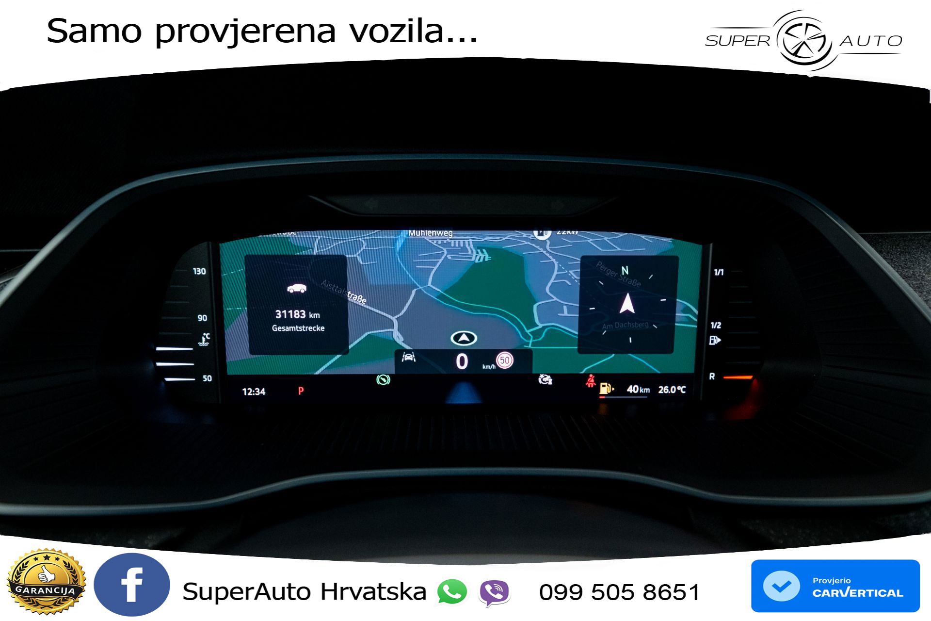 Škoda Octavia Combi 2.0 TDI DSG Selection 150 KS, KAM+4xGR SJED+PANO+HEAD