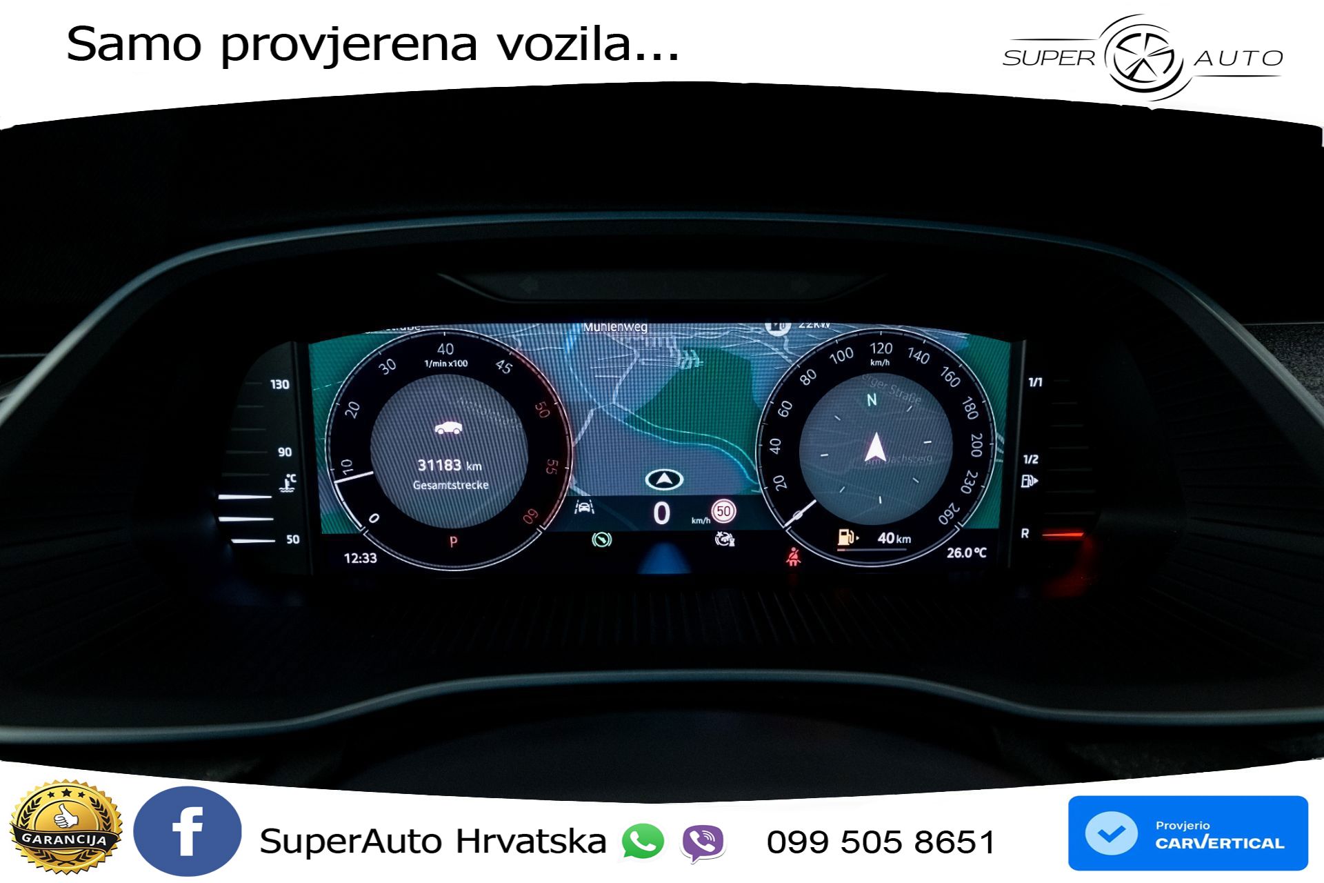 Škoda Octavia Combi 2.0 TDI DSG Selection 150 KS, KAM+4xGR SJED+PANO+HEAD