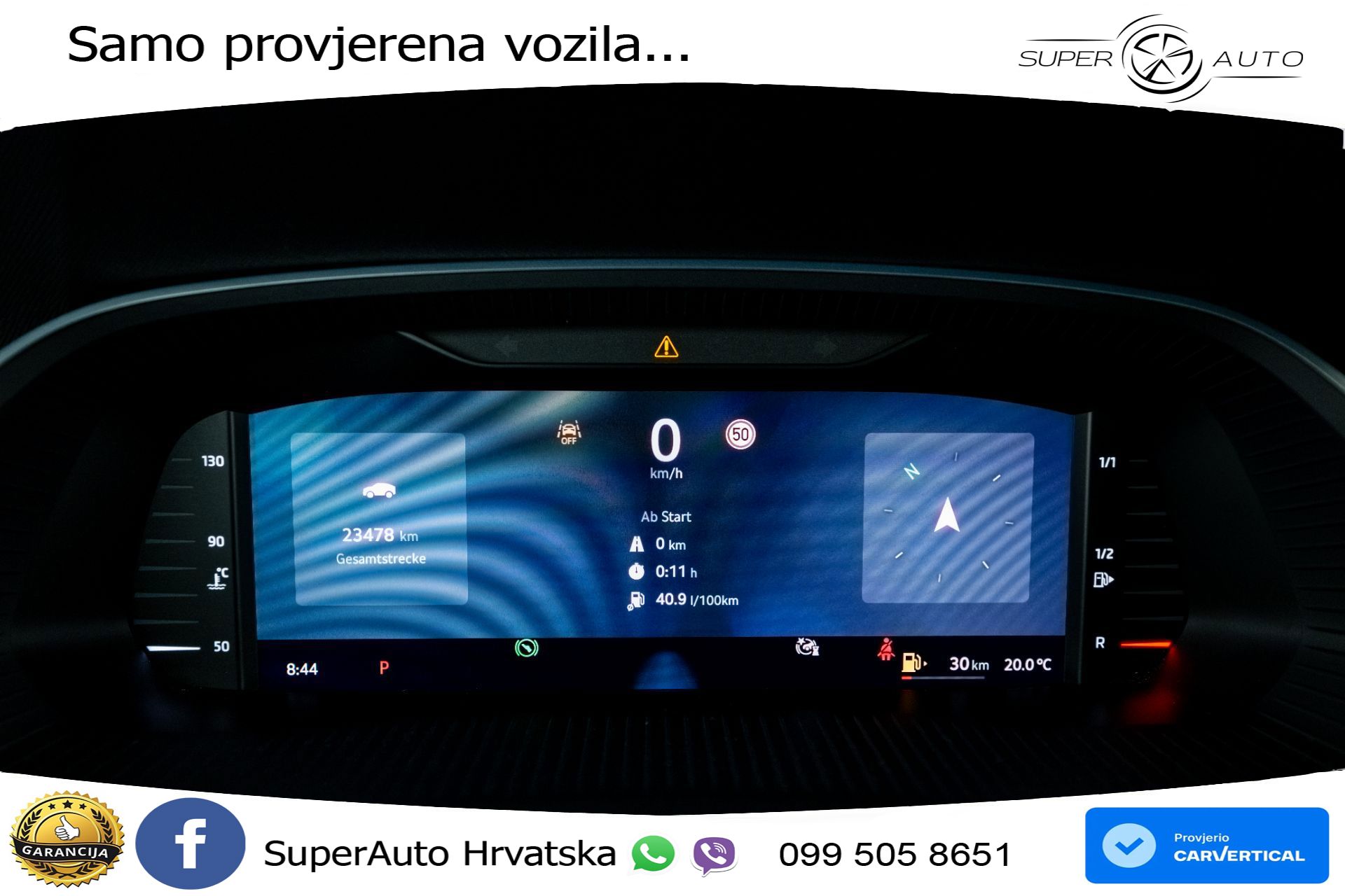 Škoda Octavia Combi 2.0 TDI DSG Selection 150 KS, KAM+4xGR SJED+PANO+VIRT