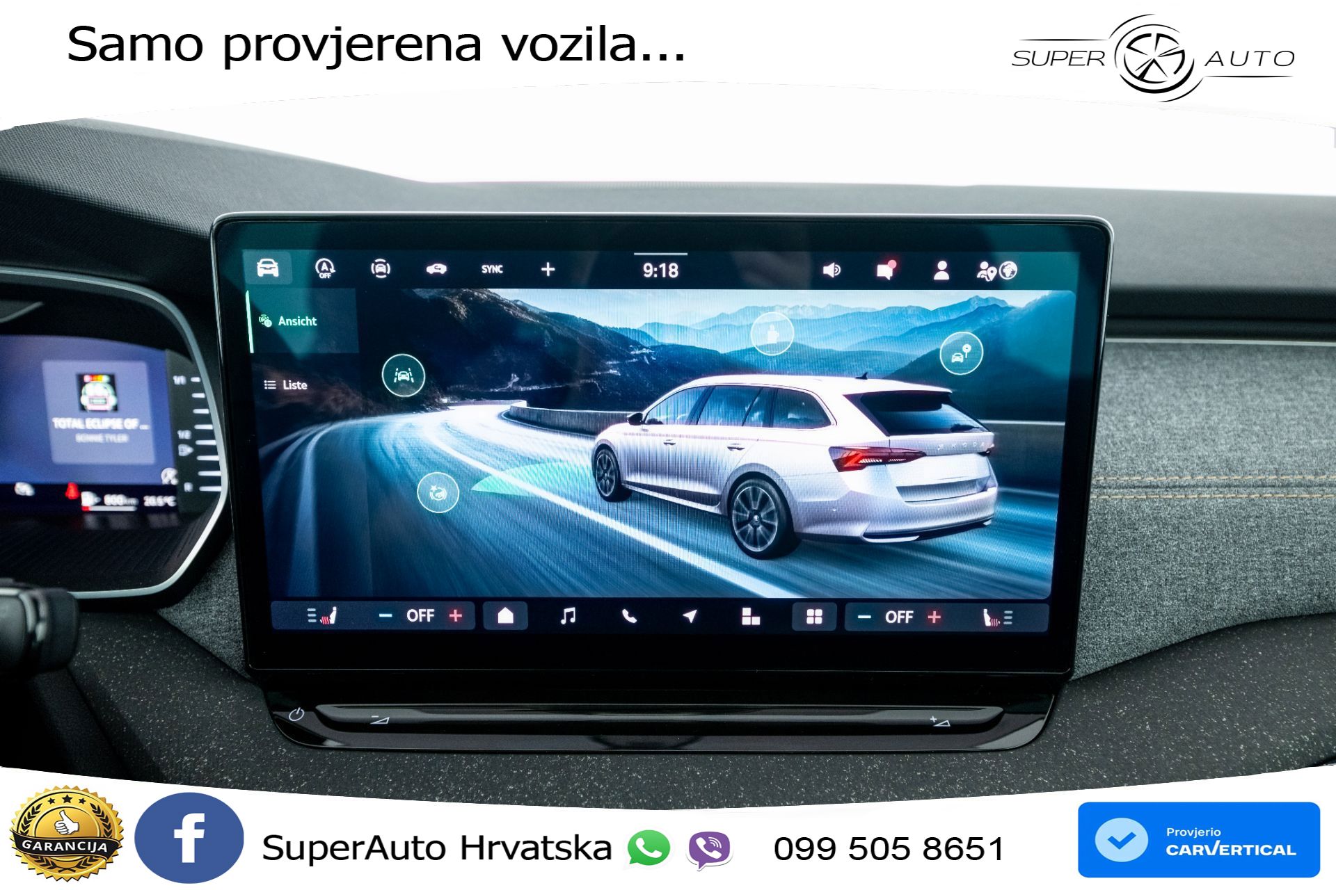 Škoda Octavia Combi 2.0 TDI DSG Selection 150 KS, KAM+4xGR SJED+PANO+VIRT