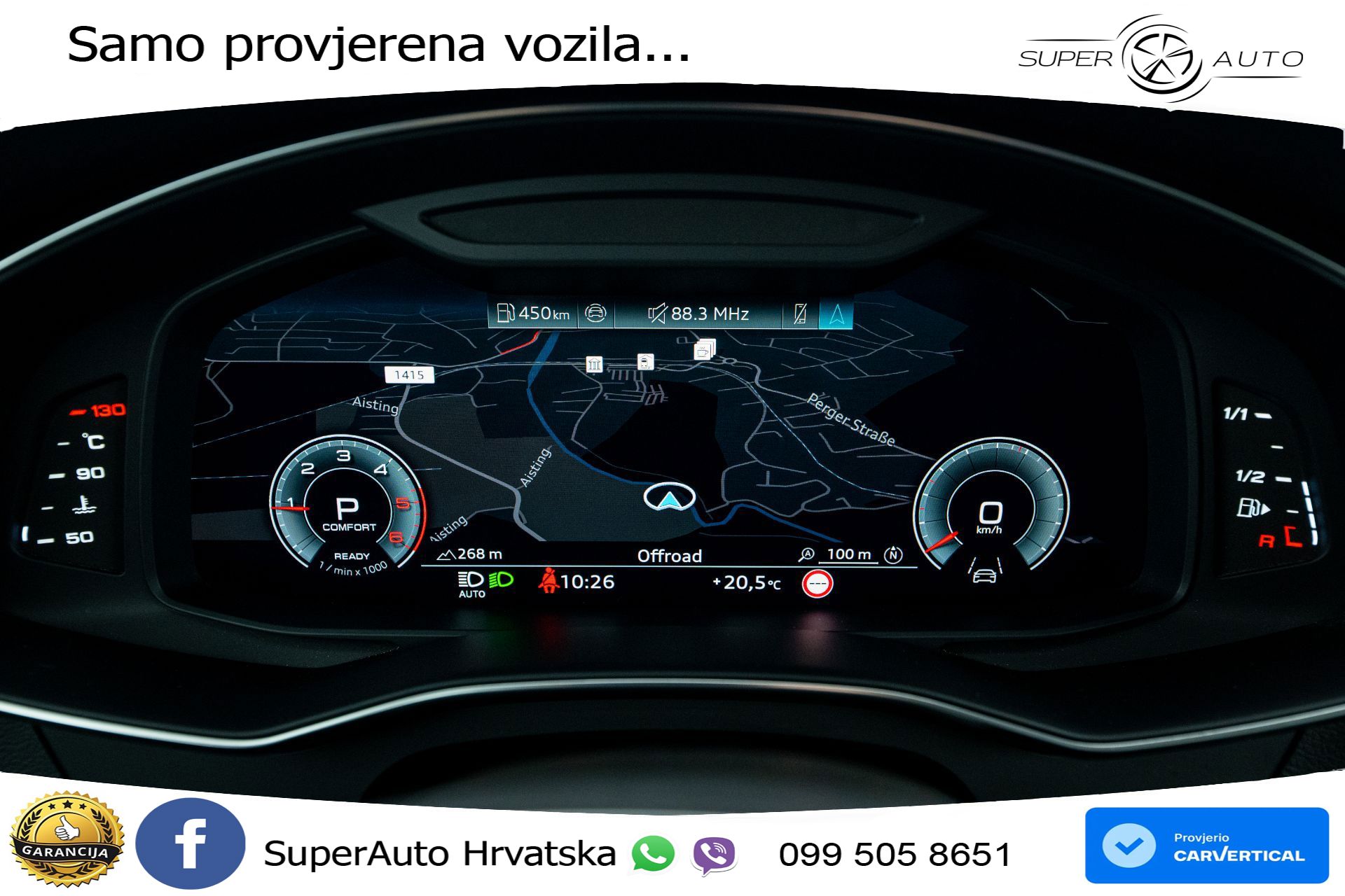 Audi A6 Avant 40 TDI quattro S tronic Advanced 204 KS, LED+ACC+GR SJED+KAM+VIRT