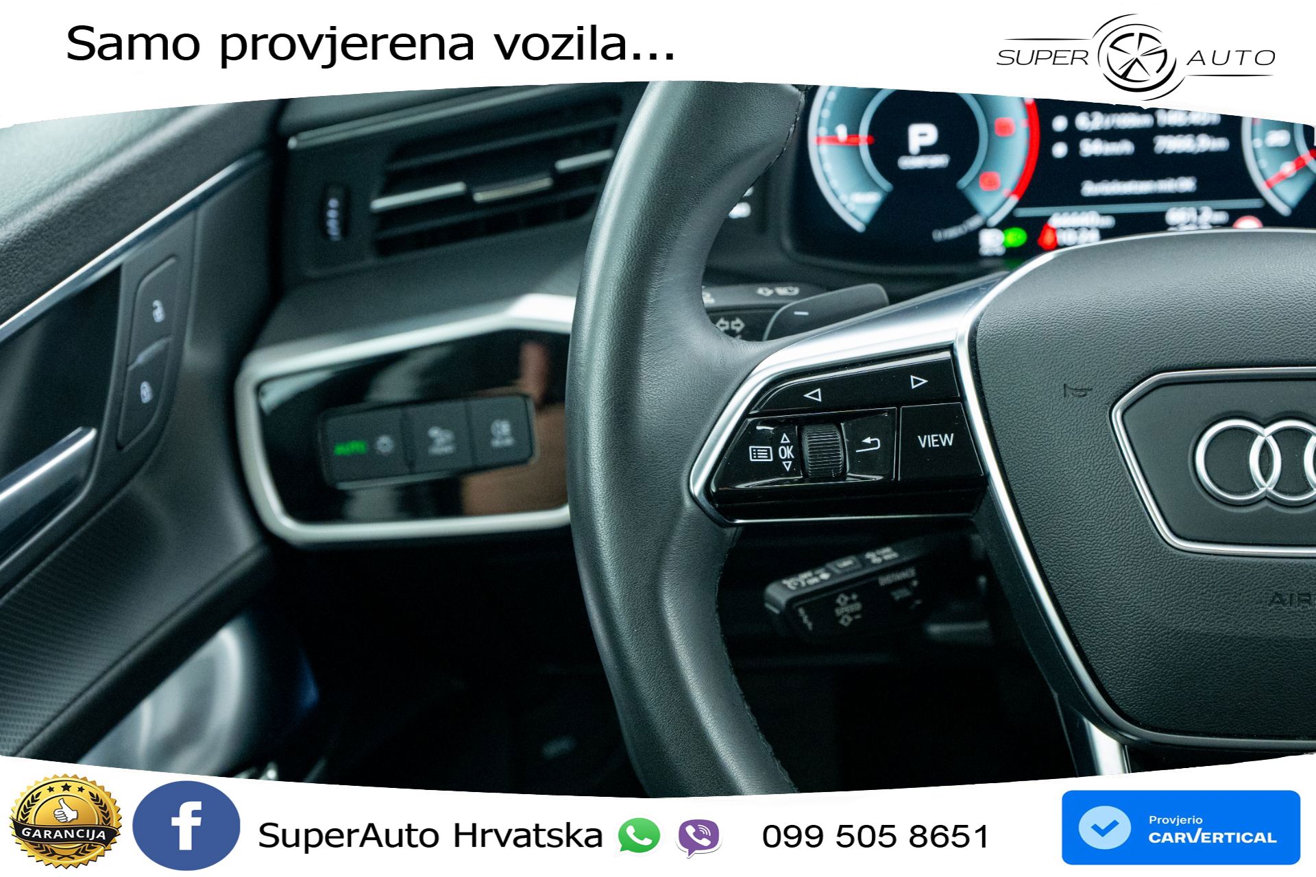 Audi A6 Avant 40 TDI quattro S tronic Advanced 204 KS, LED+ACC+GR SJED+KAM+VIRT