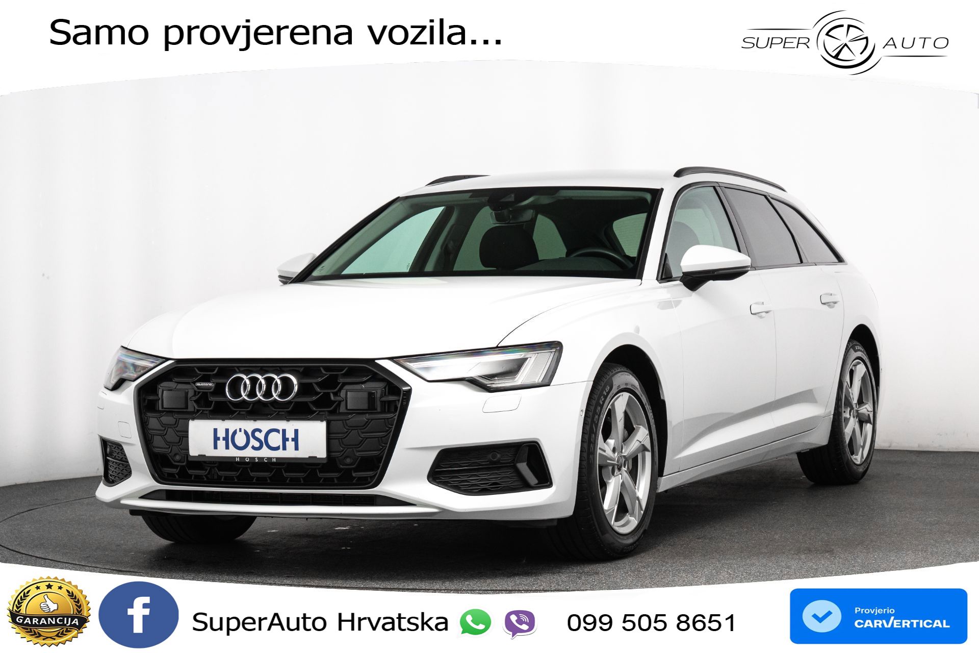 Audi A6 Avant 40 TDI quattro S tronic Advanced 204 KS, LED+ACC+GR SJED+KAM+VIRT