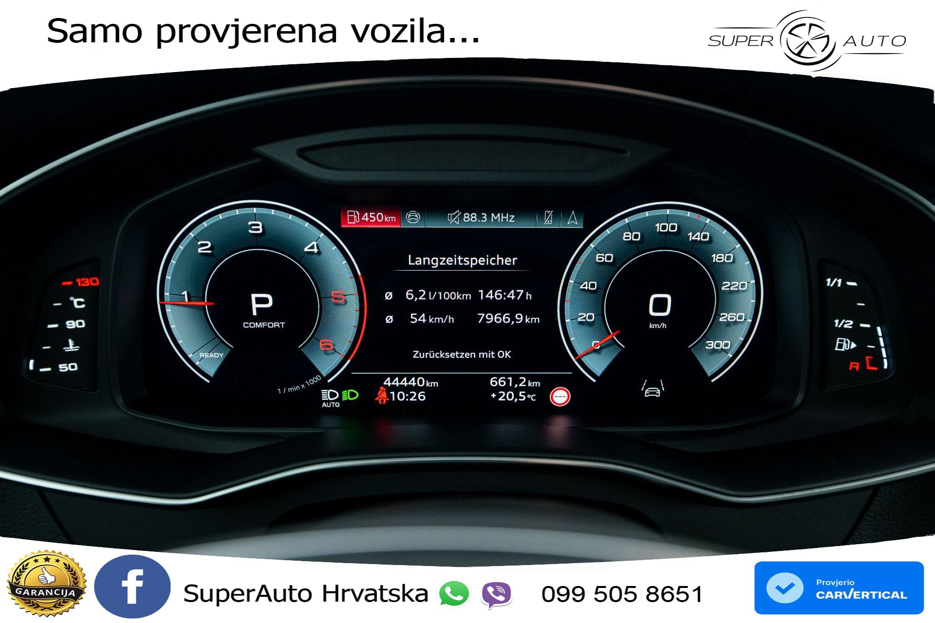 Audi A6 Avant 40 TDI quattro S tronic Advanced 204 KS, LED+ACC+GR SJED+KAM+VIRT