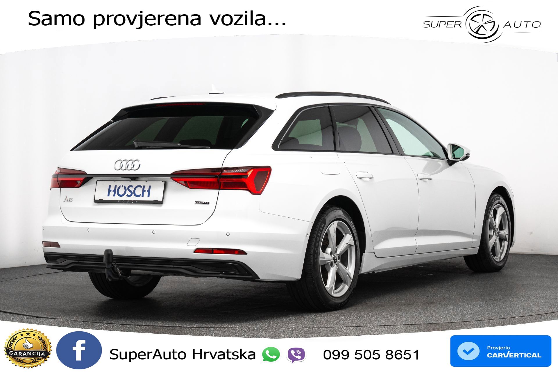 Audi A6 Avant 40 TDI quattro S tronic Advanced 204 KS, LED+ACC+GR SJED+KAM+VIRT
