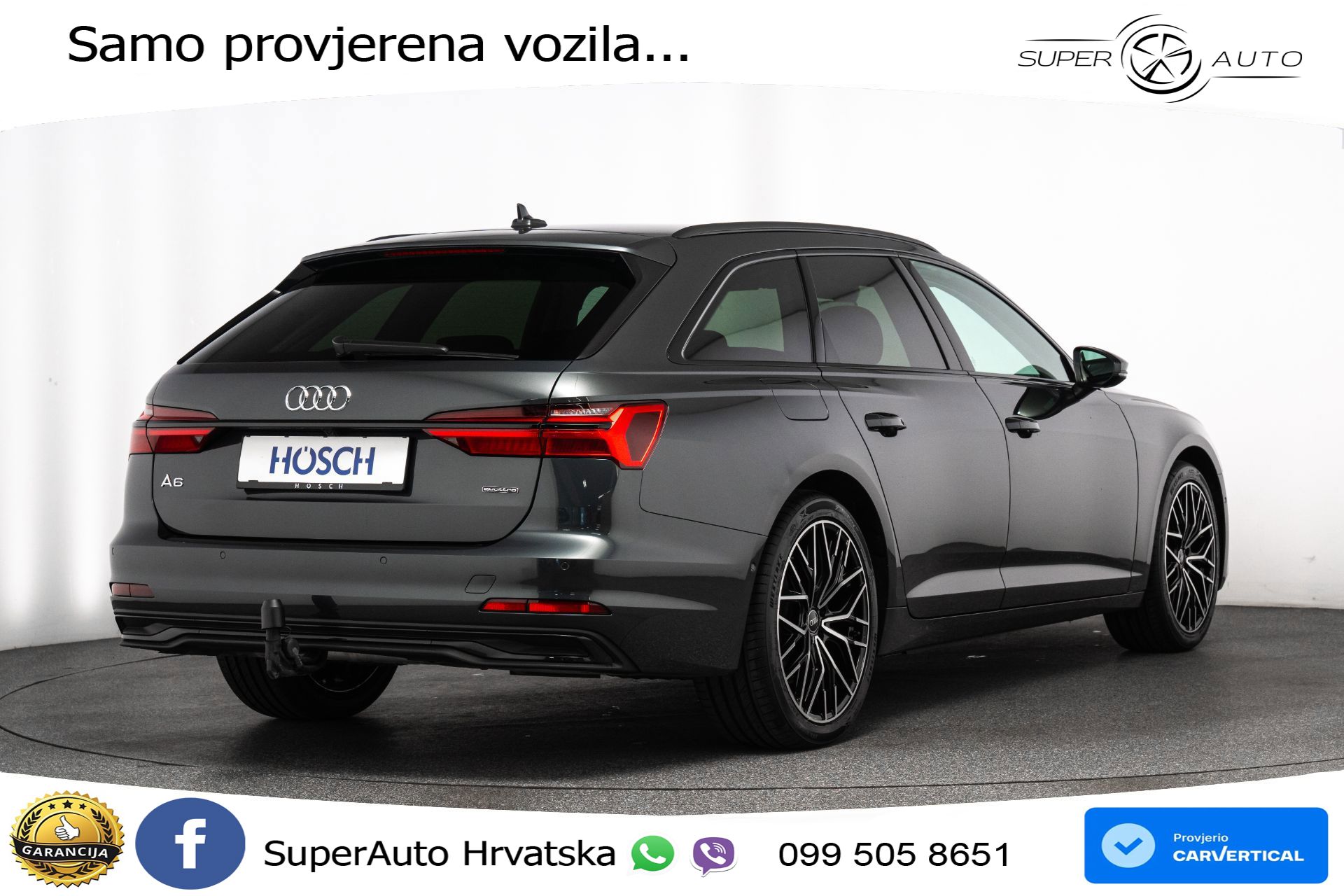 Audi A6 Avant 40 TDI quattro S tronic Advanced 204 KS, LED+ACC+GR SJED+KAM+VIRT