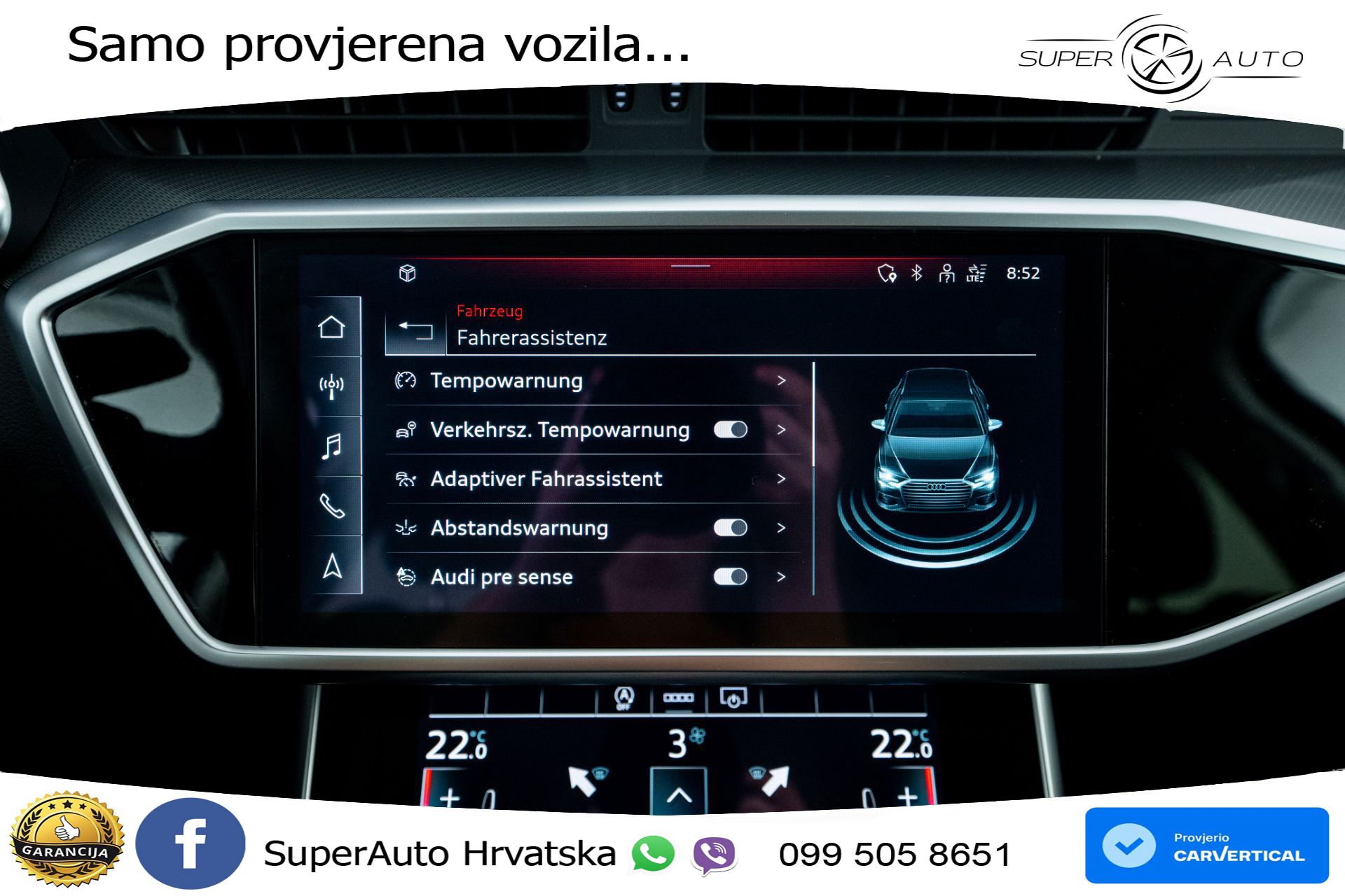 Audi A6 Avant 40 TDI quattro S tronic Advanced 204 KS, LED+ACC+GR SJED+KAM+VIRT