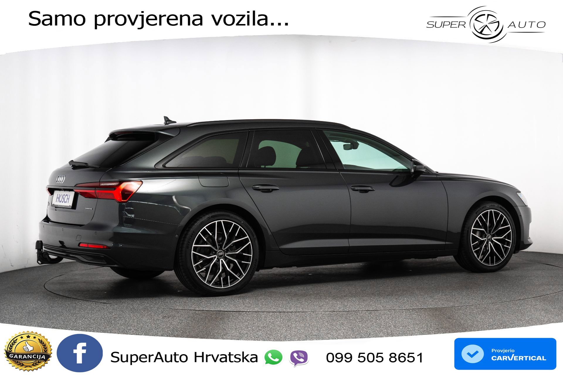 Audi A6 Avant 40 TDI quattro S tronic Advanced 204 KS, LED+ACC+GR SJED+KAM+VIRT