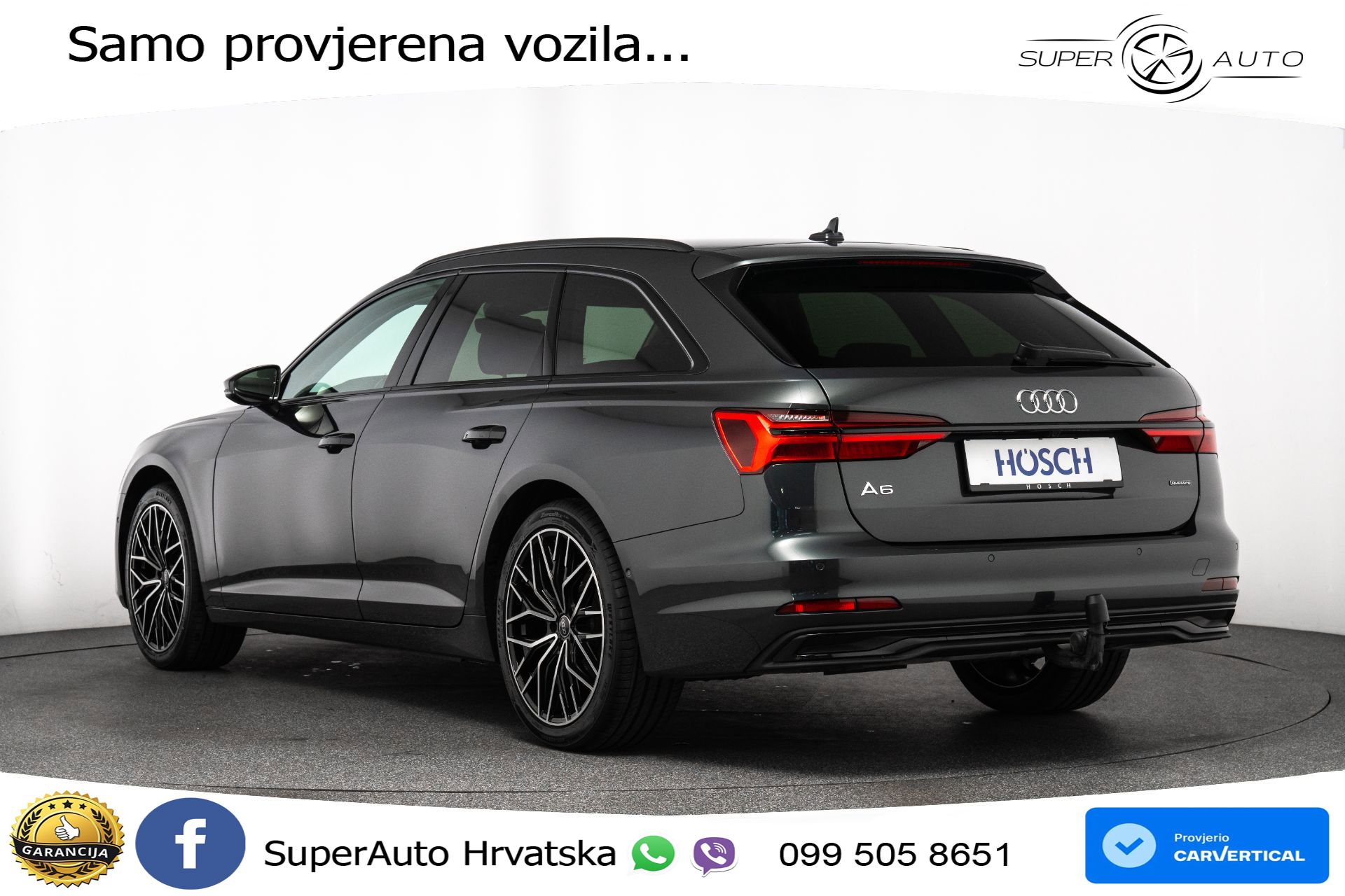 Audi A6 Avant 40 TDI quattro S tronic Advanced 204 KS, LED+ACC+GR SJED+KAM+VIRT