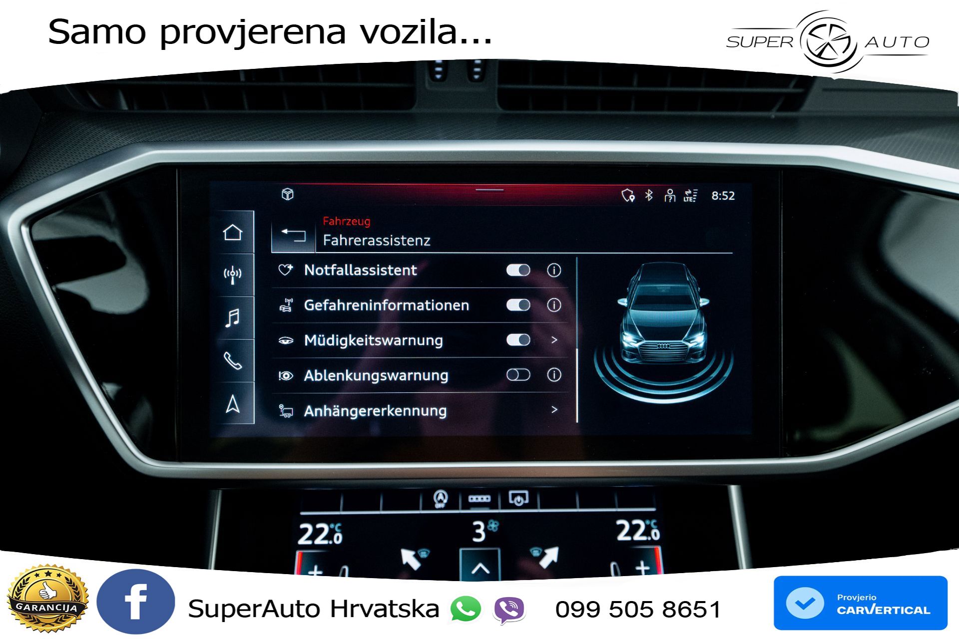 Audi A6 Avant 40 TDI quattro S tronic Advanced 204 KS, LED+ACC+GR SJED+KAM+VIRT
