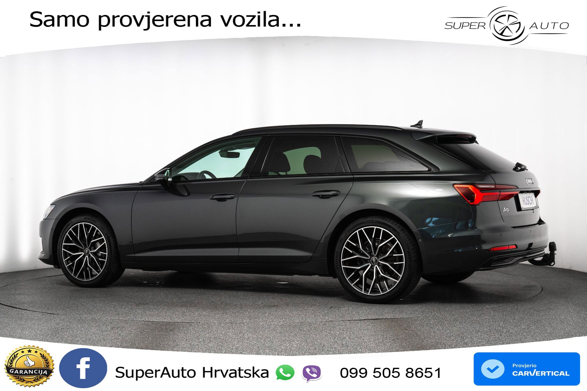 Audi A6 Avant 40 TDI quattro S tronic Advanced 204 KS, LED+ACC+GR SJED+KAM+VIRT