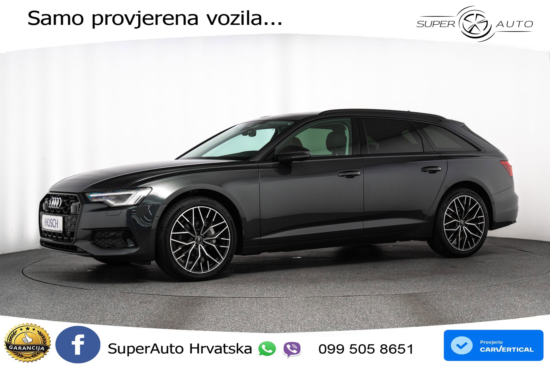 Audi A6 Avant 40 TDI quattro S tronic Advanced 204 KS, LED+ACC+GR SJED+KAM+VIRT