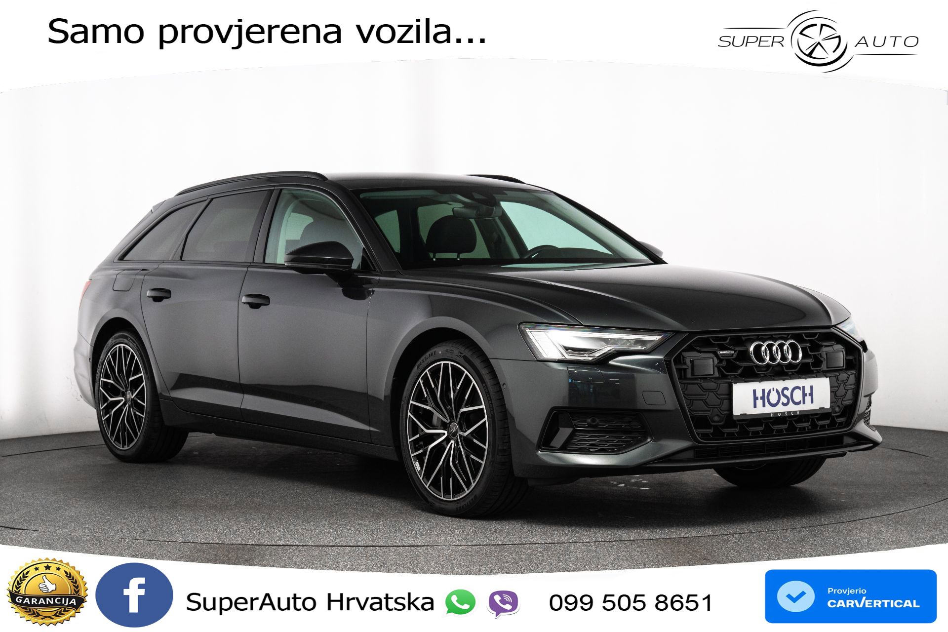 Audi A6 Avant 40 TDI quattro S tronic Advanced 204 KS, LED+ACC+GR SJED+KAM+VIRT