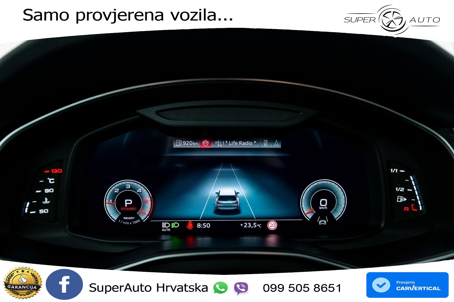 Audi A6 Avant 40 TDI quattro S tronic Advanced 204 KS, LED+ACC+GR SJED+KAM+VIRT