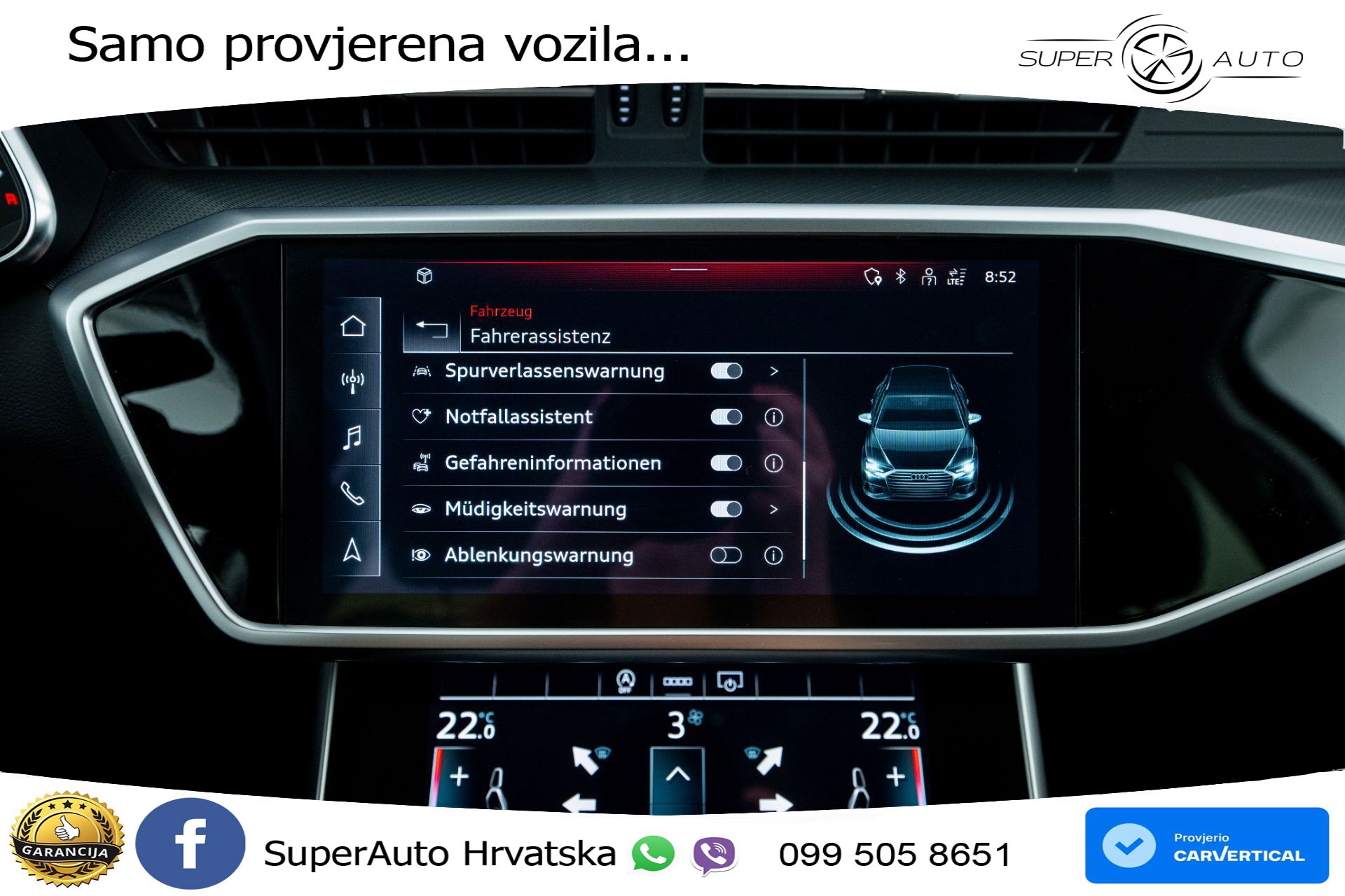 Audi A6 Avant 40 TDI quattro S tronic Advanced 204 KS, LED+ACC+GR SJED+KAM+VIRT
