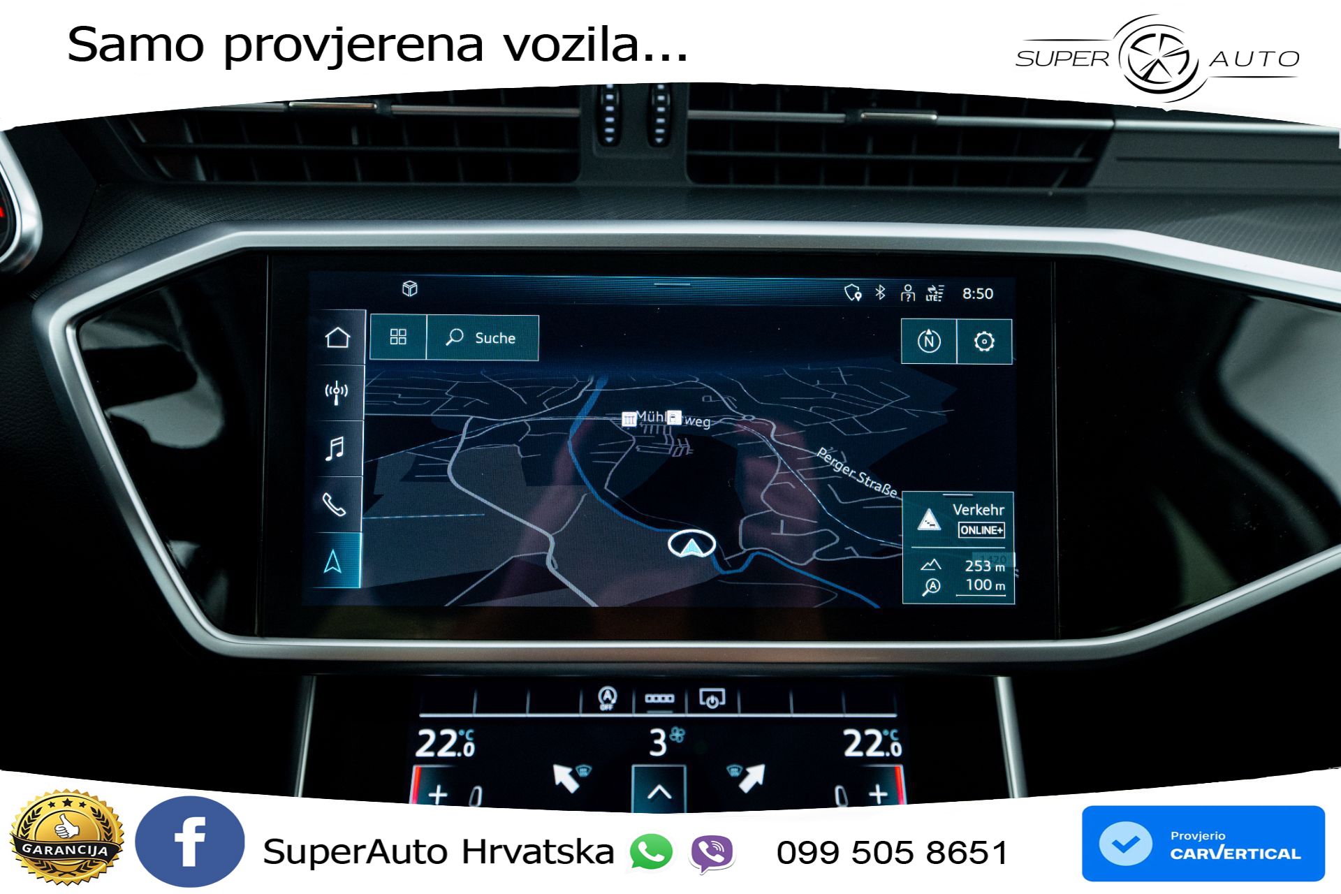 Audi A6 Avant 40 TDI quattro S tronic Advanced 204 KS, LED+ACC+GR SJED+KAM+VIRT