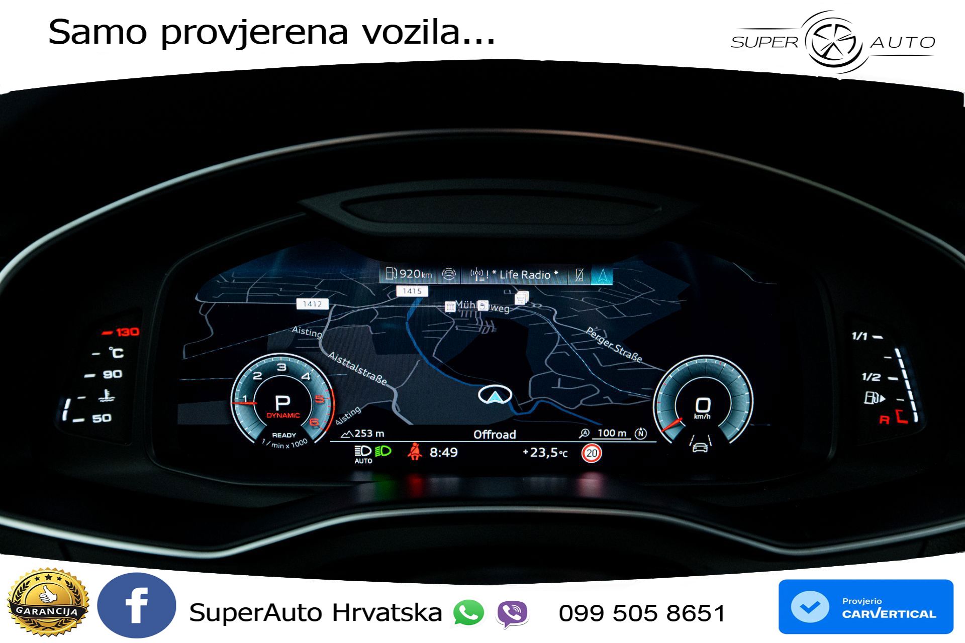 Audi A6 Avant 40 TDI quattro S tronic Advanced 204 KS, LED+ACC+GR SJED+KAM+VIRT