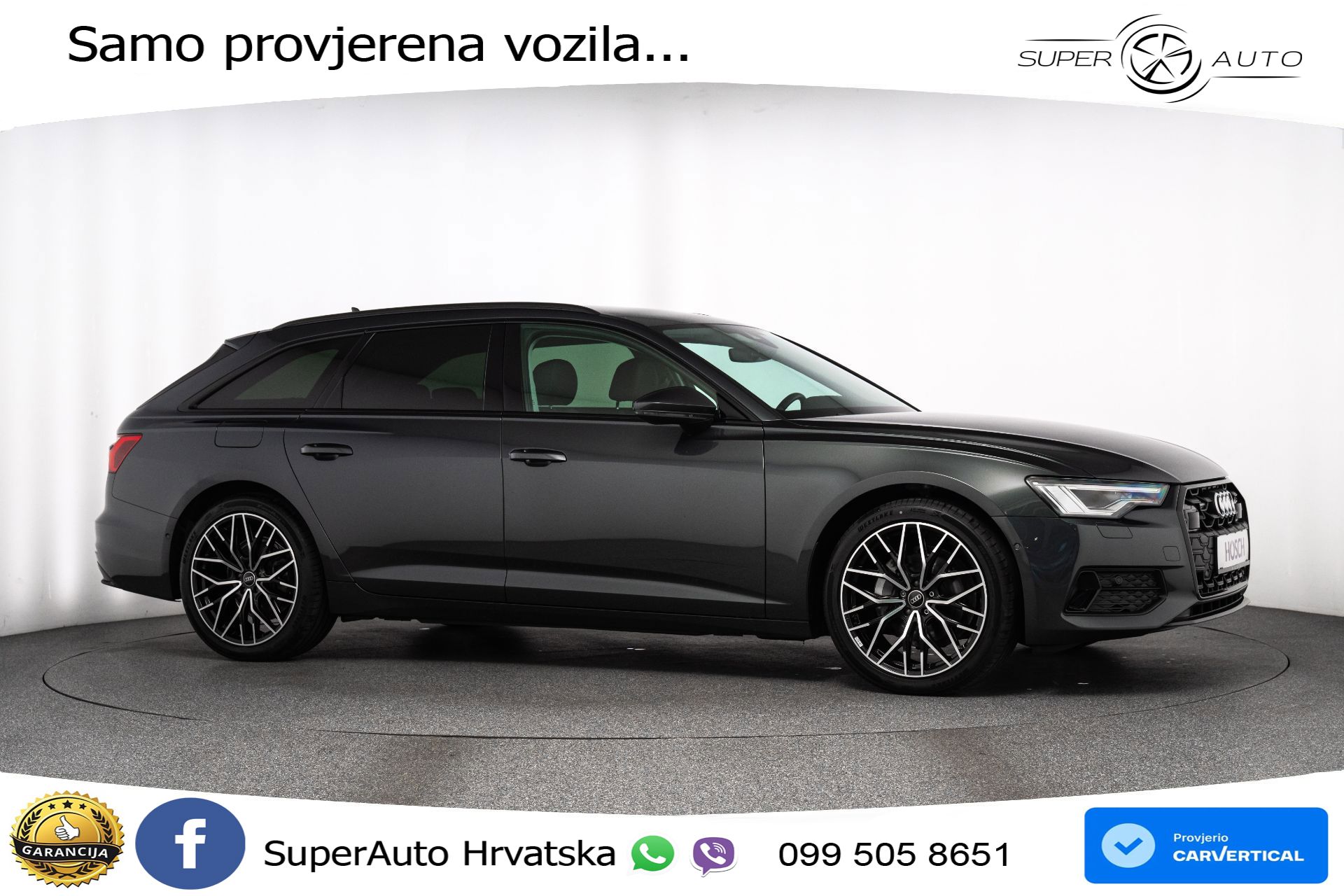 Audi A6 Avant 40 TDI quattro S tronic Advanced 204 KS, LED+ACC+GR SJED+KAM+VIRT
