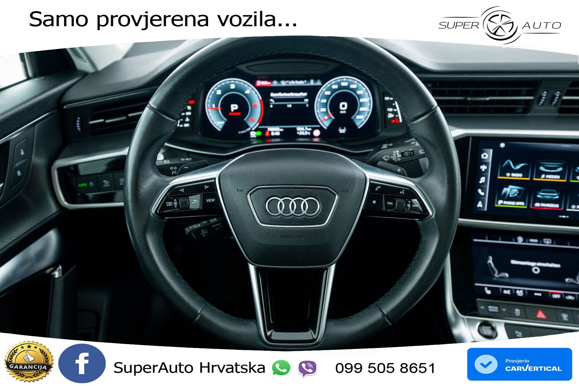 Audi A6 Avant 40 TDI quattro S tronic Advanced 204 KS, LED+ACC+GR SJED+KAM+VIRT