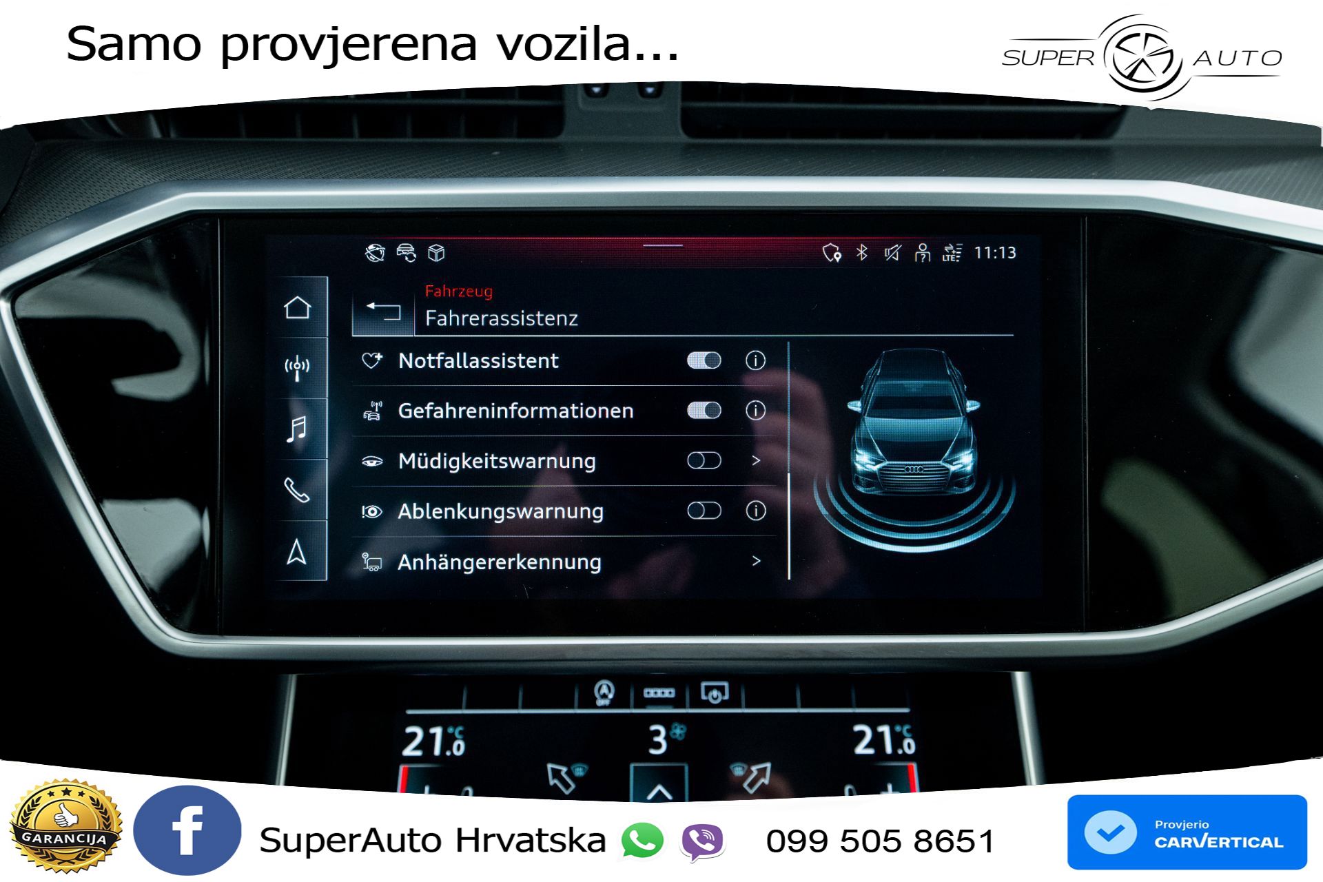 Audi A6 Avant 40 TDI quattro ultra S tronic Advanced 204 KS, ACC+GR SJED+KAM