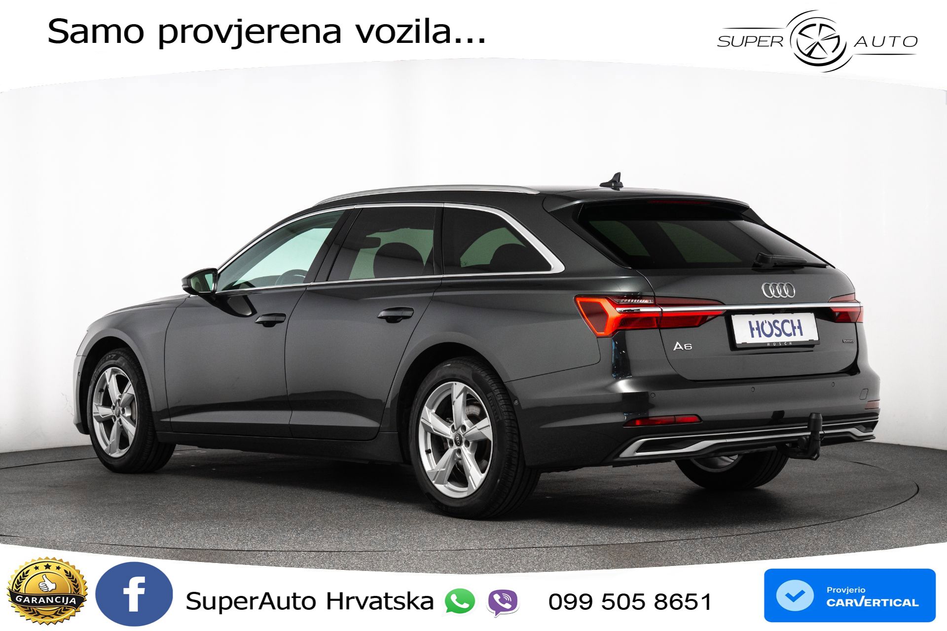 Audi A6 Avant 40 TDI quattro ultra S tronic Advanced 204 KS, ACC+GR SJED+KAM