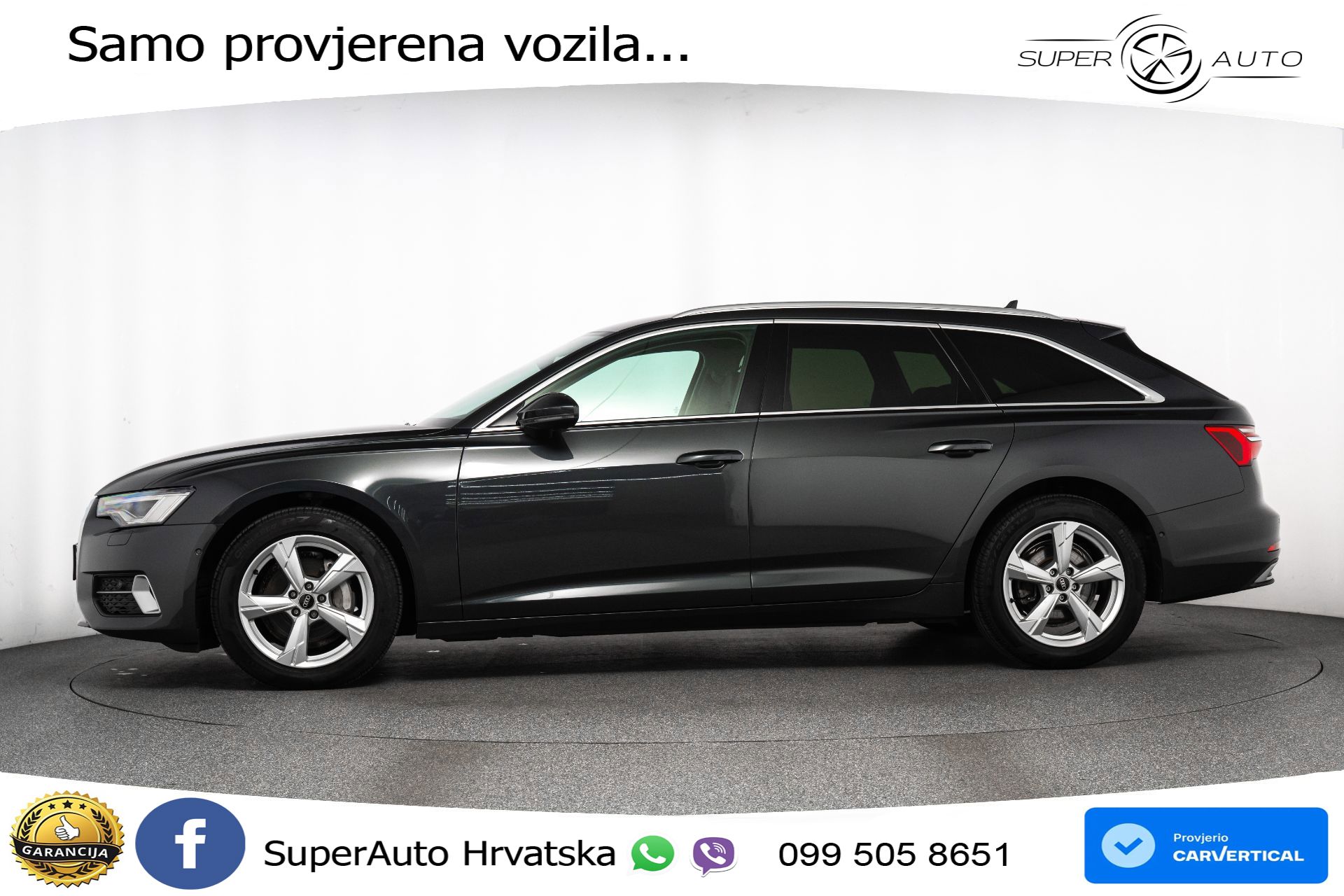 Audi A6 Avant 40 TDI quattro ultra S tronic Advanced 204 KS, ACC+GR SJED+KAM