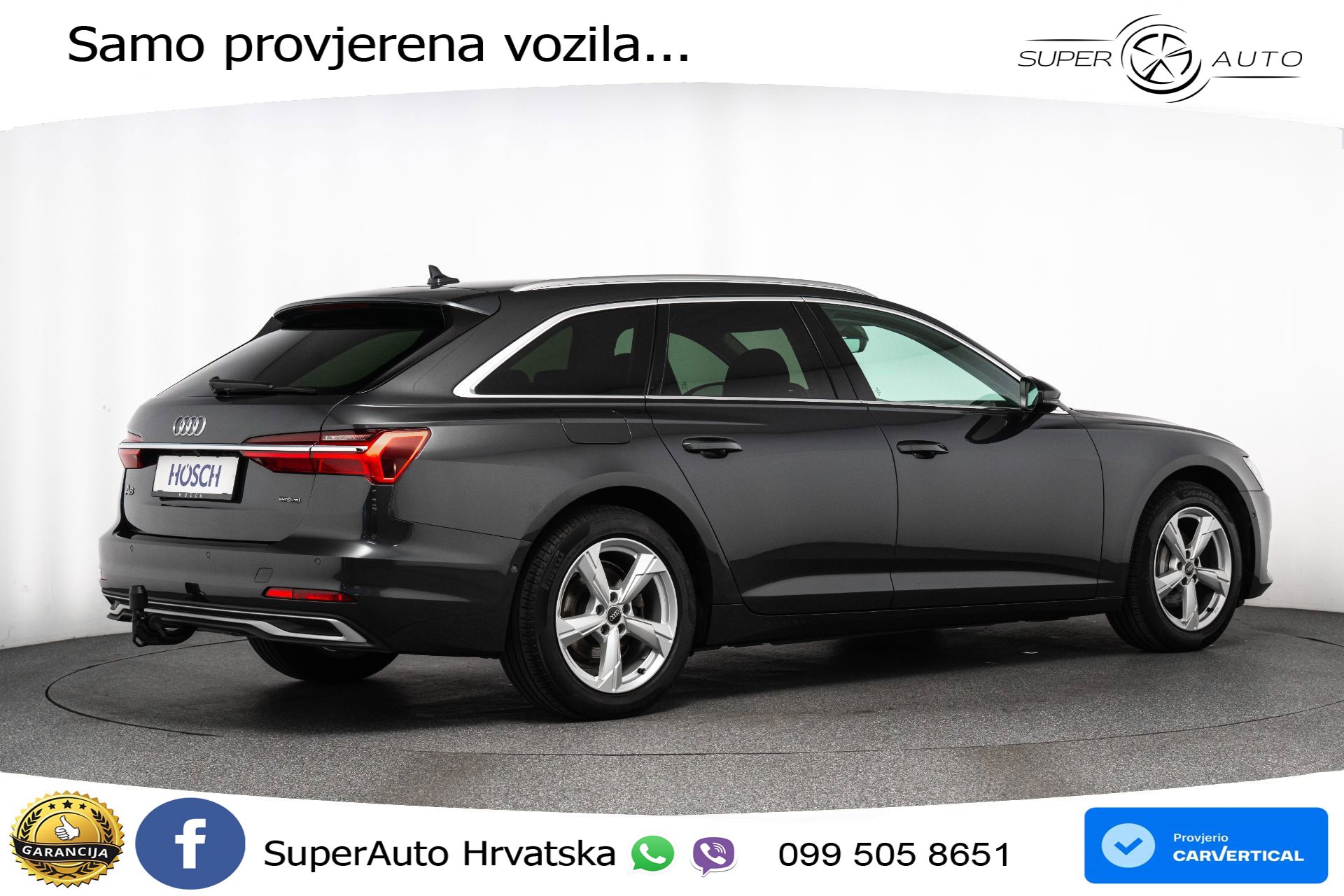 Audi A6 Avant 40 TDI quattro ultra S tronic Advanced 204 KS, ACC+GR SJED+KAM